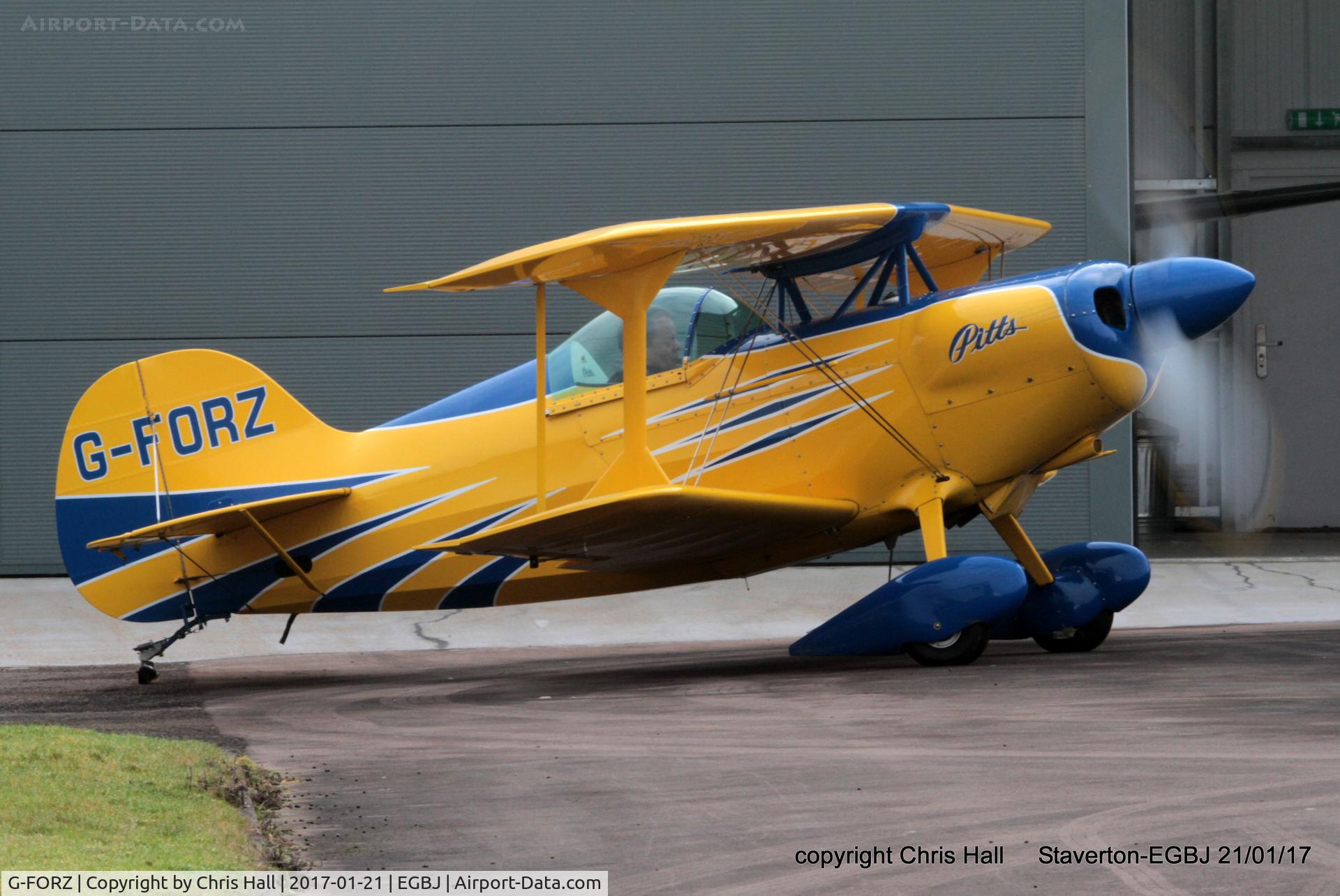 G-FORZ, 1999 Pitts S-1S Special C/N PFA 009-13393, at Staverton