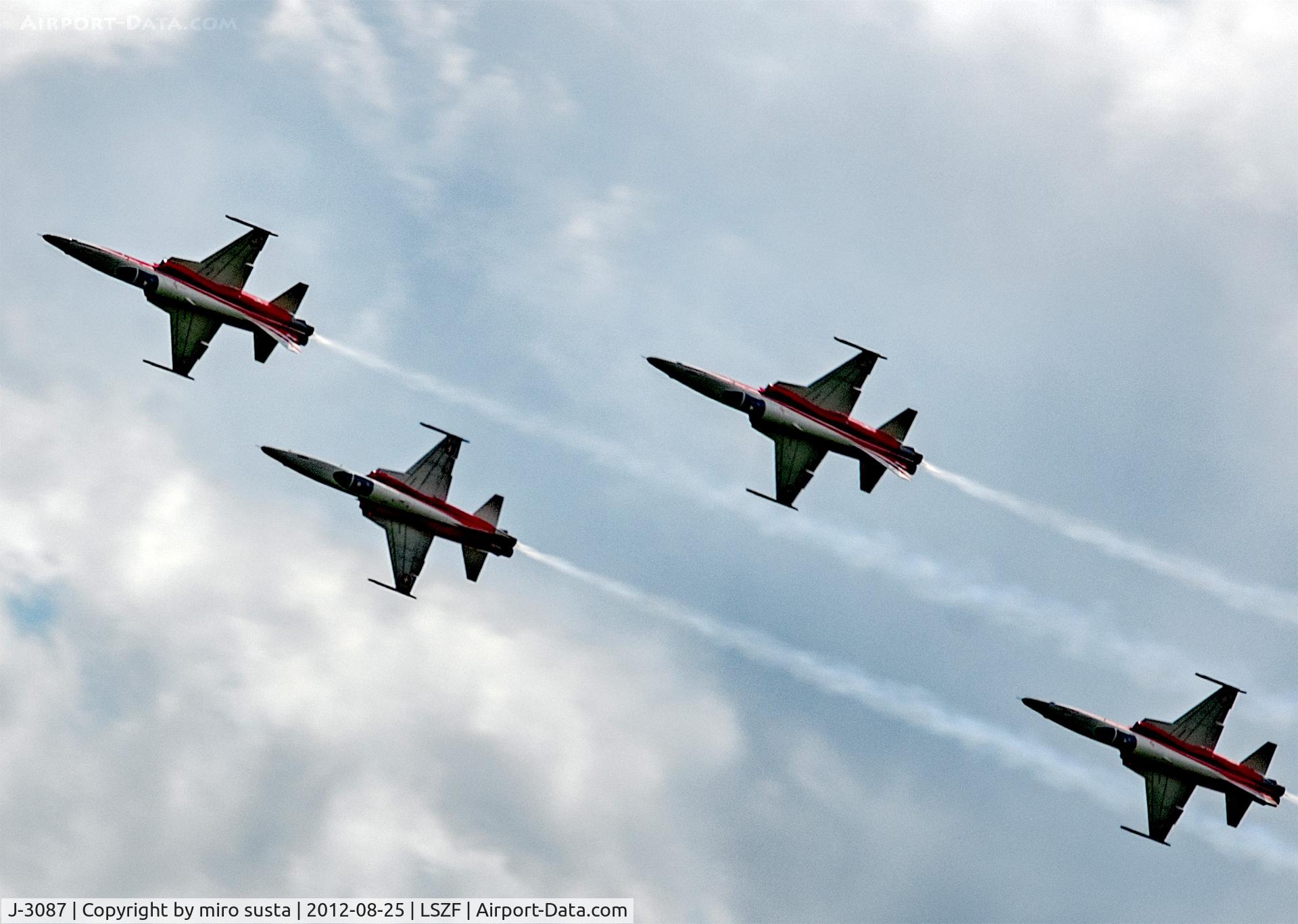 J-3087, Northrop F-5E Tiger II C/N L.1087, Swiss Air Force Northrop F-5E Tiger II Airplanes; Birrfeld Airport
