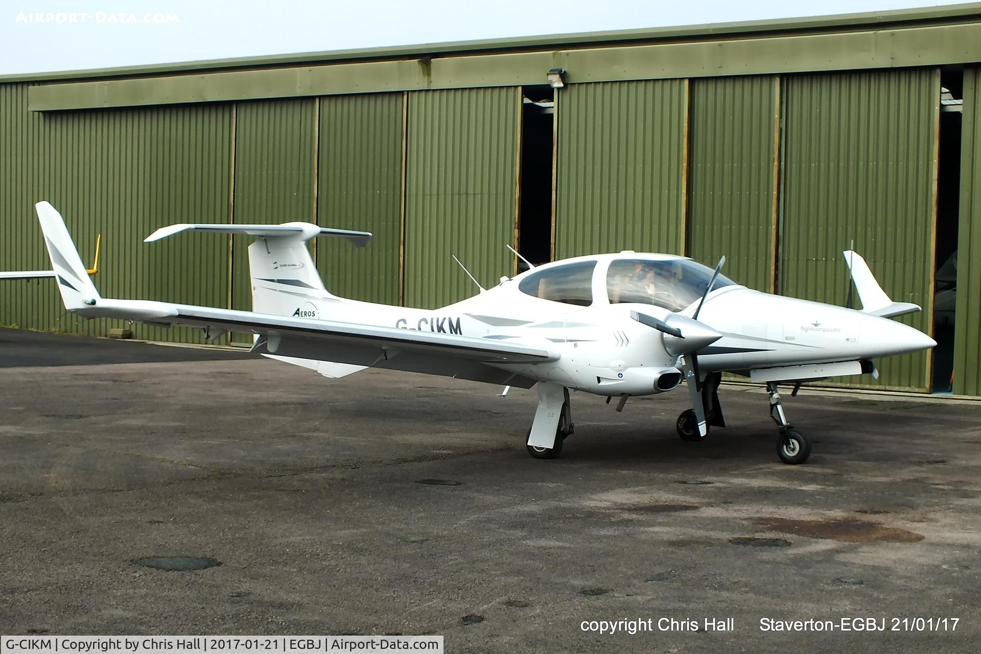 G-CIKM, 2008 Diamond DA-42 Twin Star C/N 42.367, at Staverton