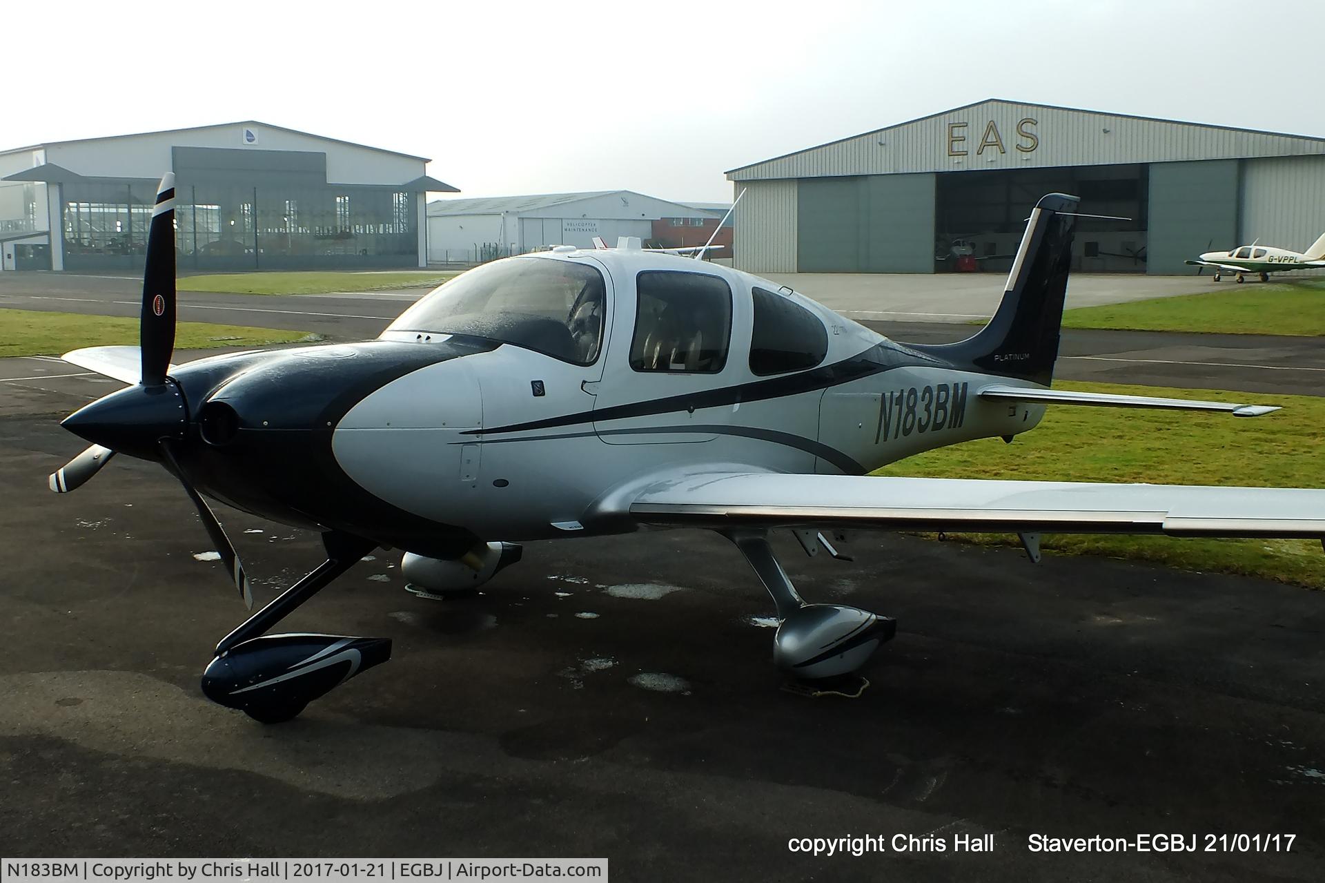 N183BM, 2014 Cirrus SR22 C/N 4080, at Staverton