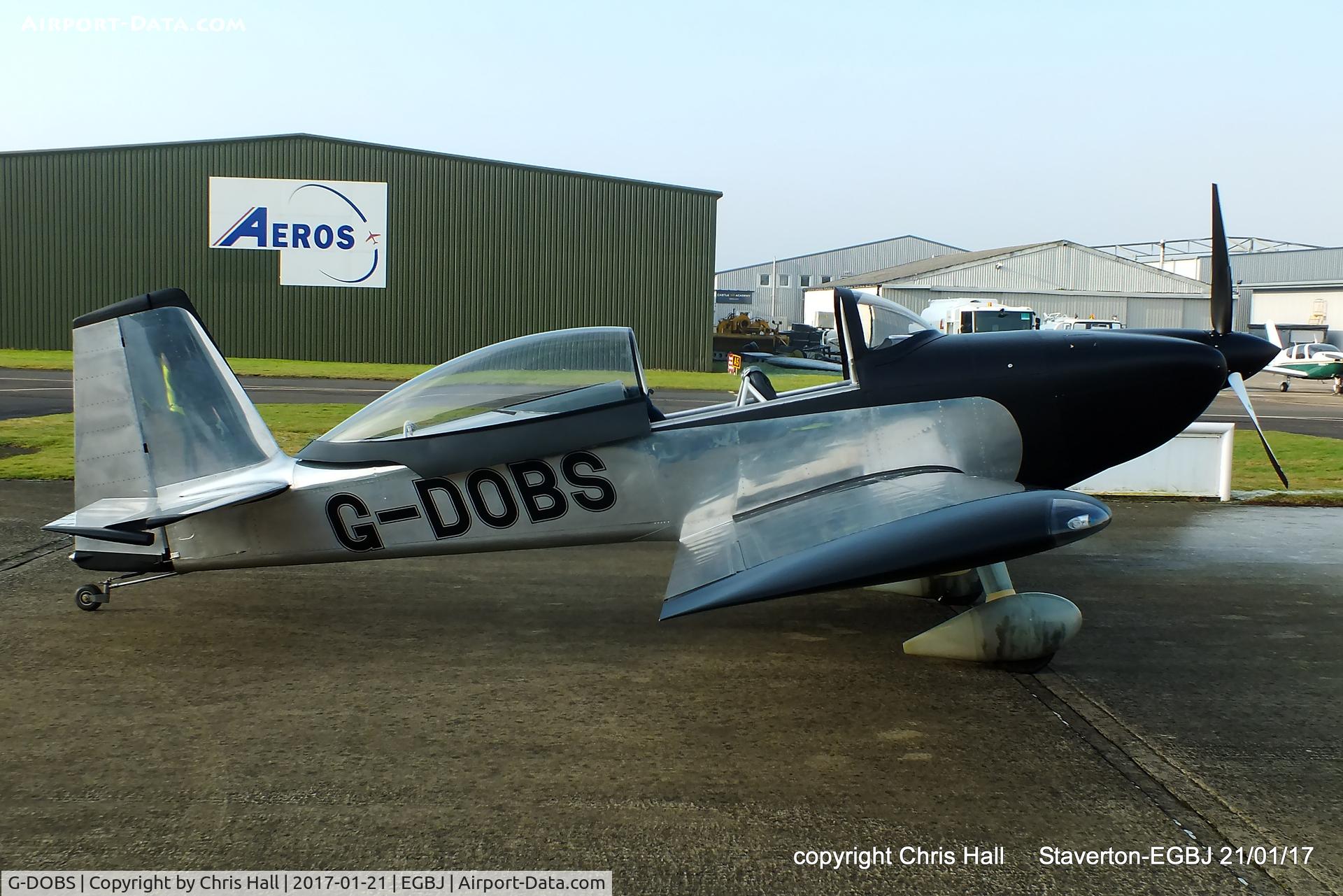 G-DOBS, 2016 Vans RV-8 C/N PFA 303-14739, at Staverton