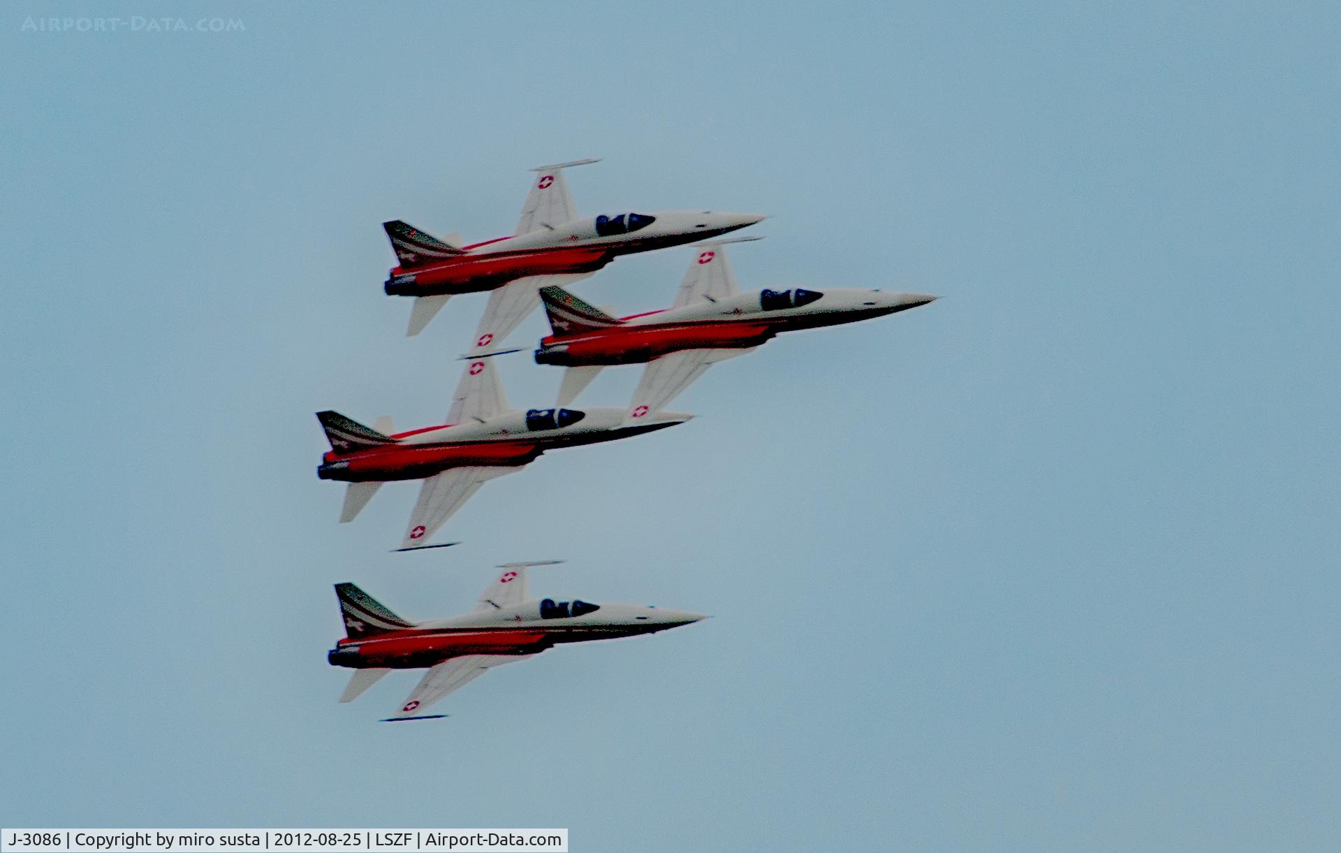 J-3086, Northrop F-5E Tiger II C/N L.1086, Swiss Air Force Northrop F-5E Tiger II Airplanes; Birrfeld Airport