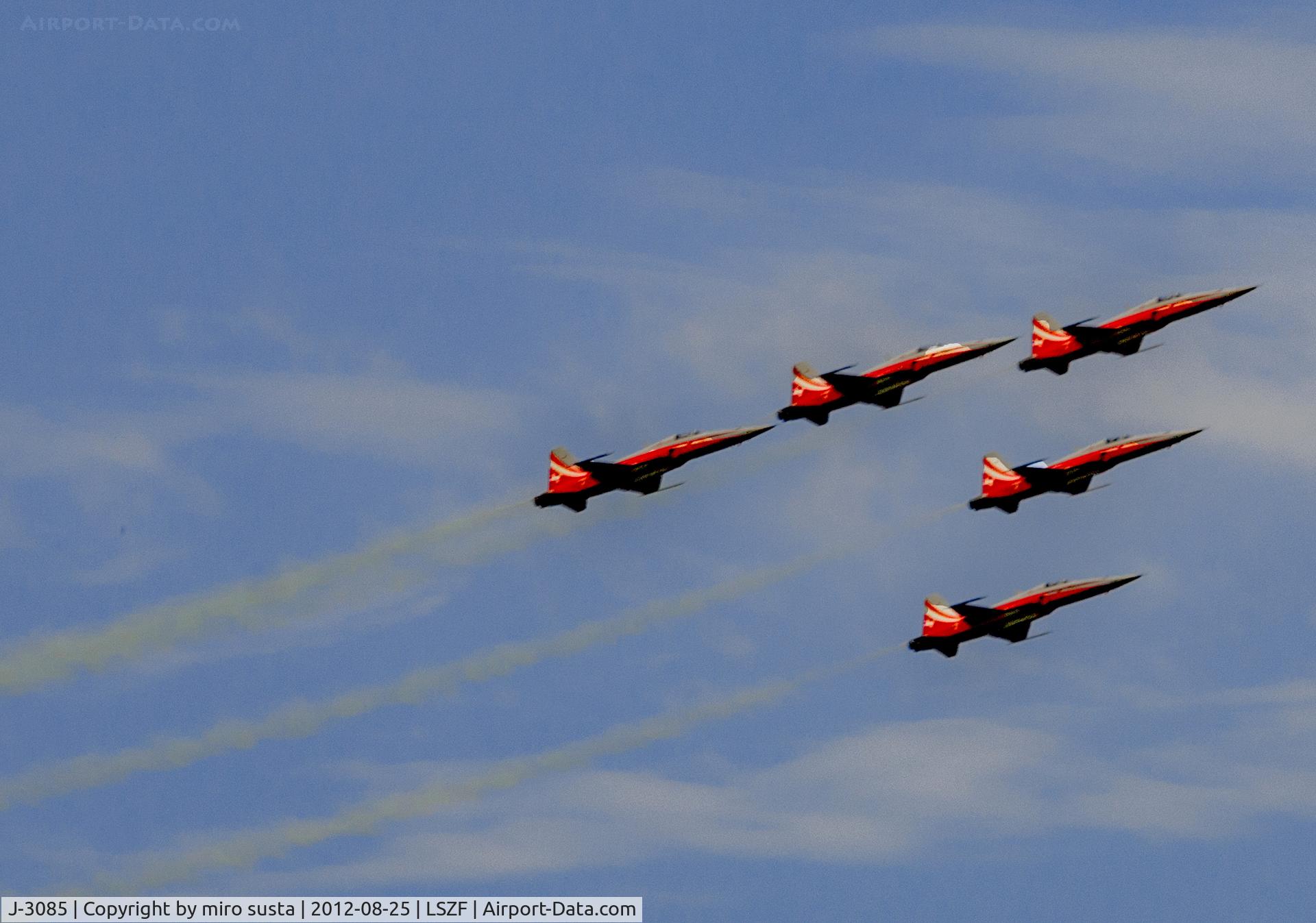 J-3085, Northrop F-5E Tiger II C/N L.1085, Swiss Air Force Northrop F-5E Tiger II Airplanes; Birrfeld Airport