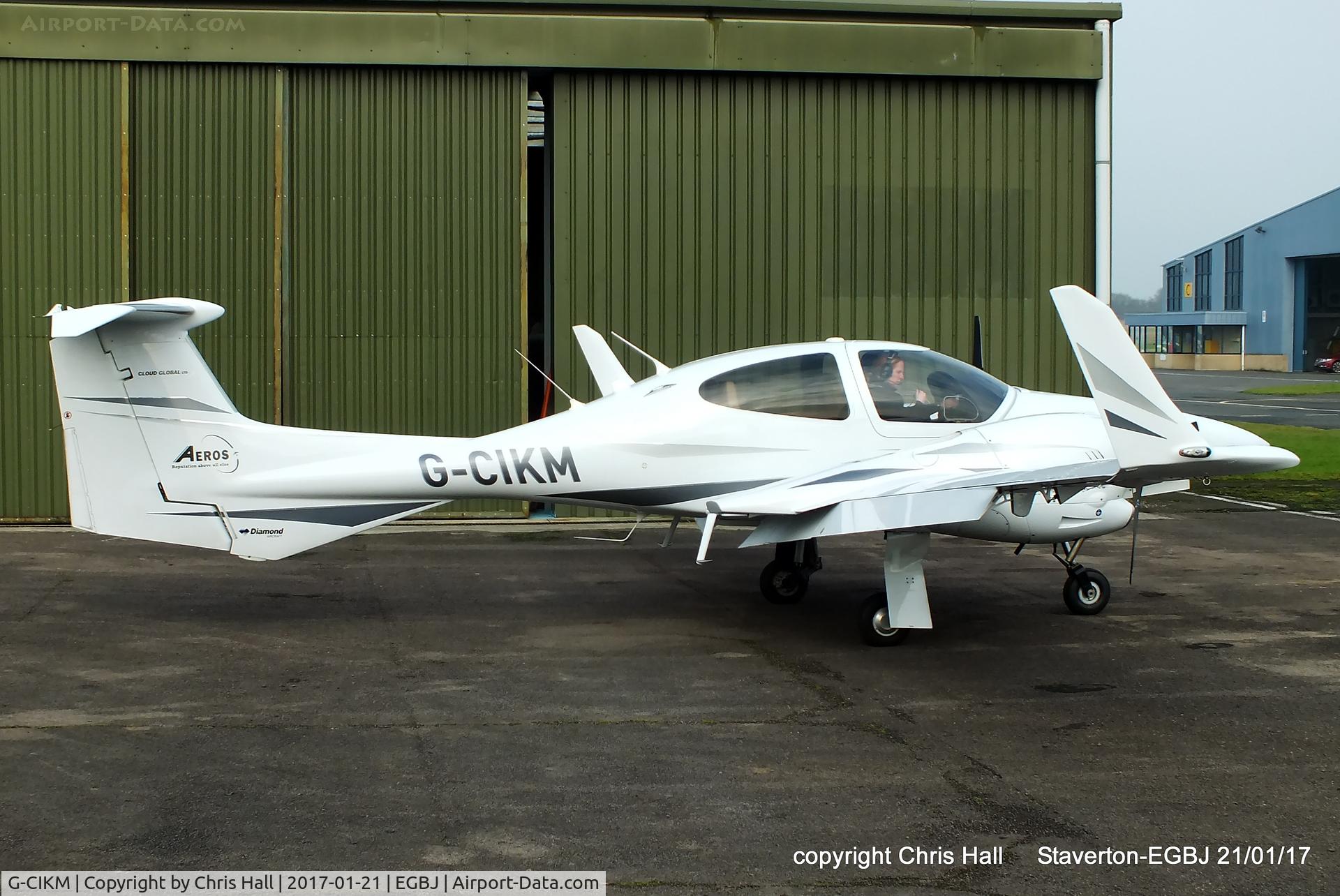 G-CIKM, 2008 Diamond DA-42 Twin Star C/N 42.367, at Staverton