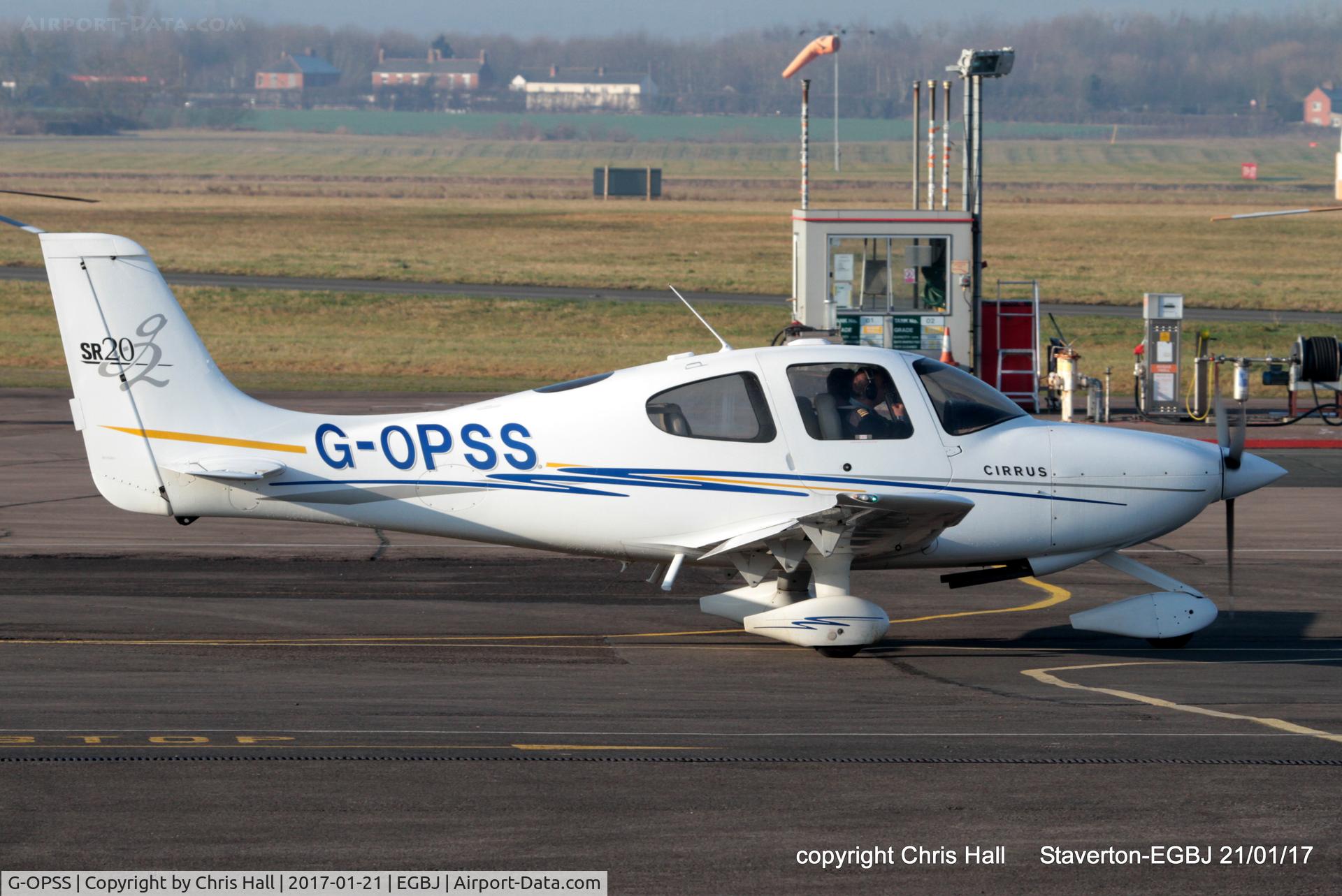 G-OPSS, 2004 Cirrus SR20 G2 C/N 1458, at Staverton