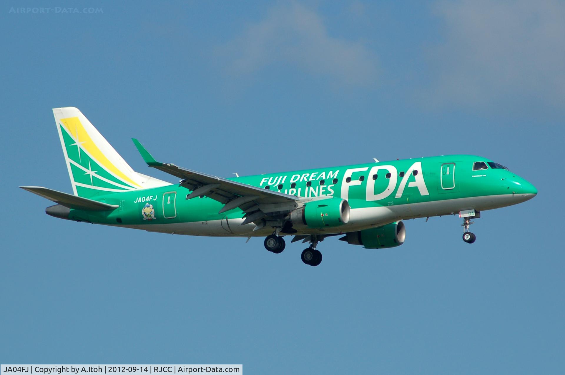 JA04FJ, 2006 Embraer 170SU (ERJ-170-100SU) C/N 17000129, Final App Rwy 19L
