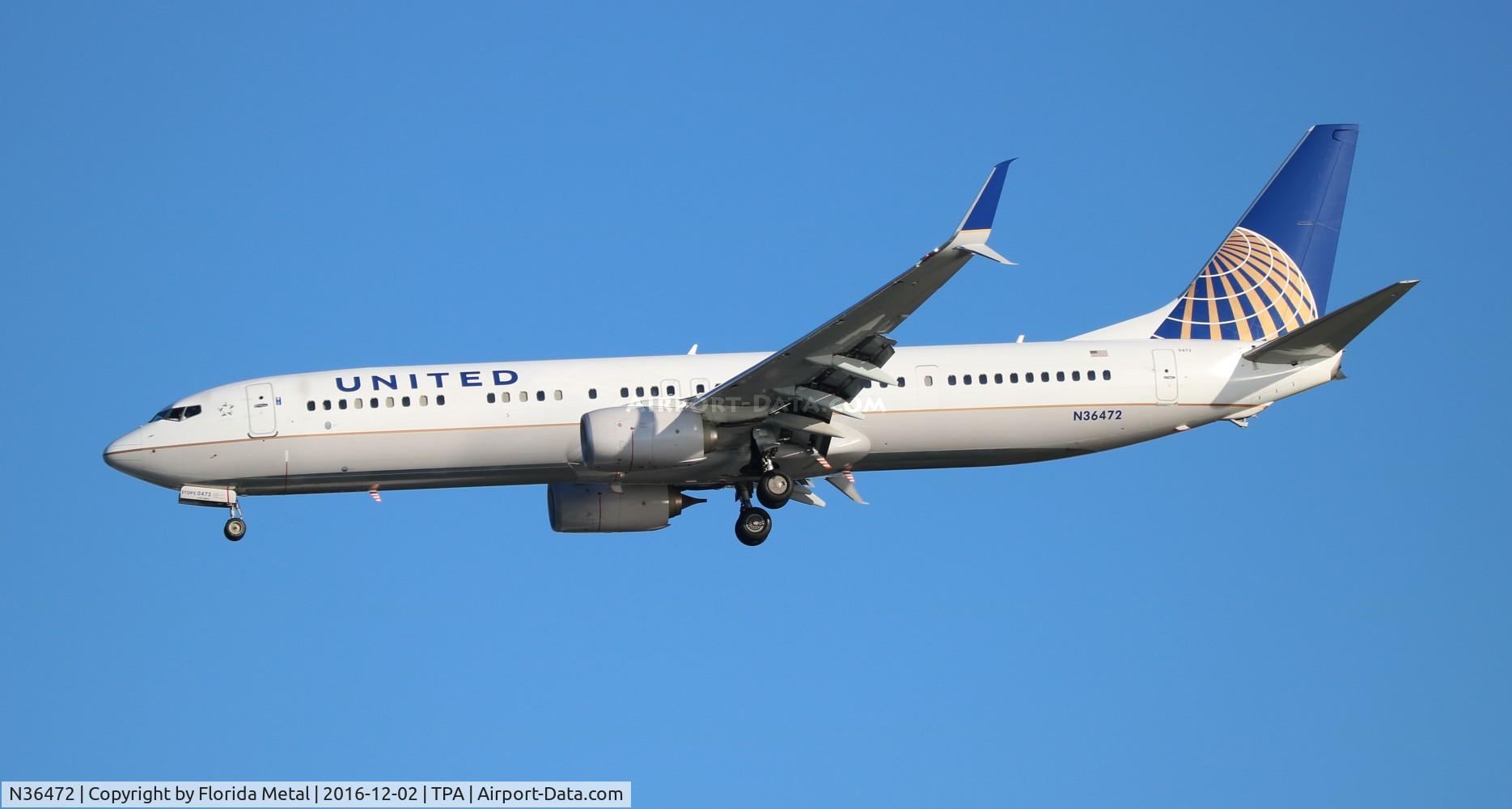 N36472, 2013 Boeing 737-924/ER C/N 31653, United