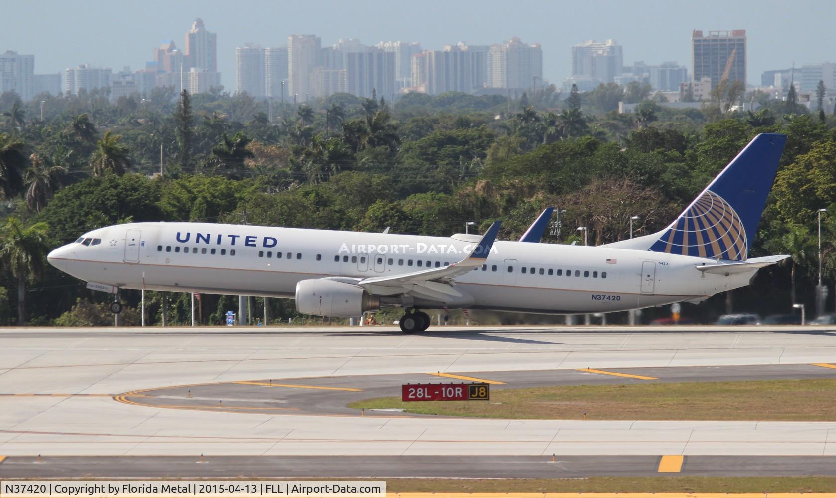 N37420, 2008 Boeing 737-924/ER C/N 33457, United