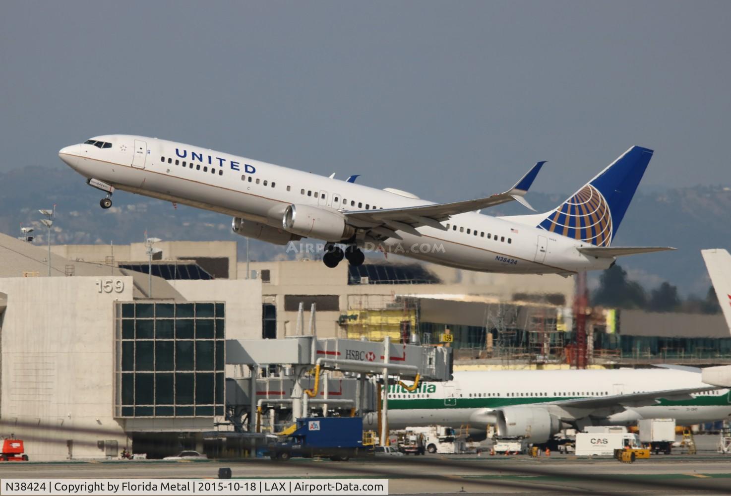 N38424, 2008 Boeing 737-924/ER C/N 37095, United