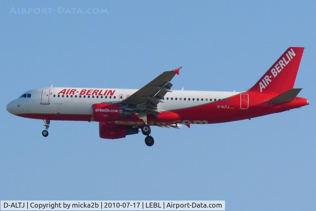 D-ALTJ, 2002 Airbus A320-214 C/N 1838, Landing