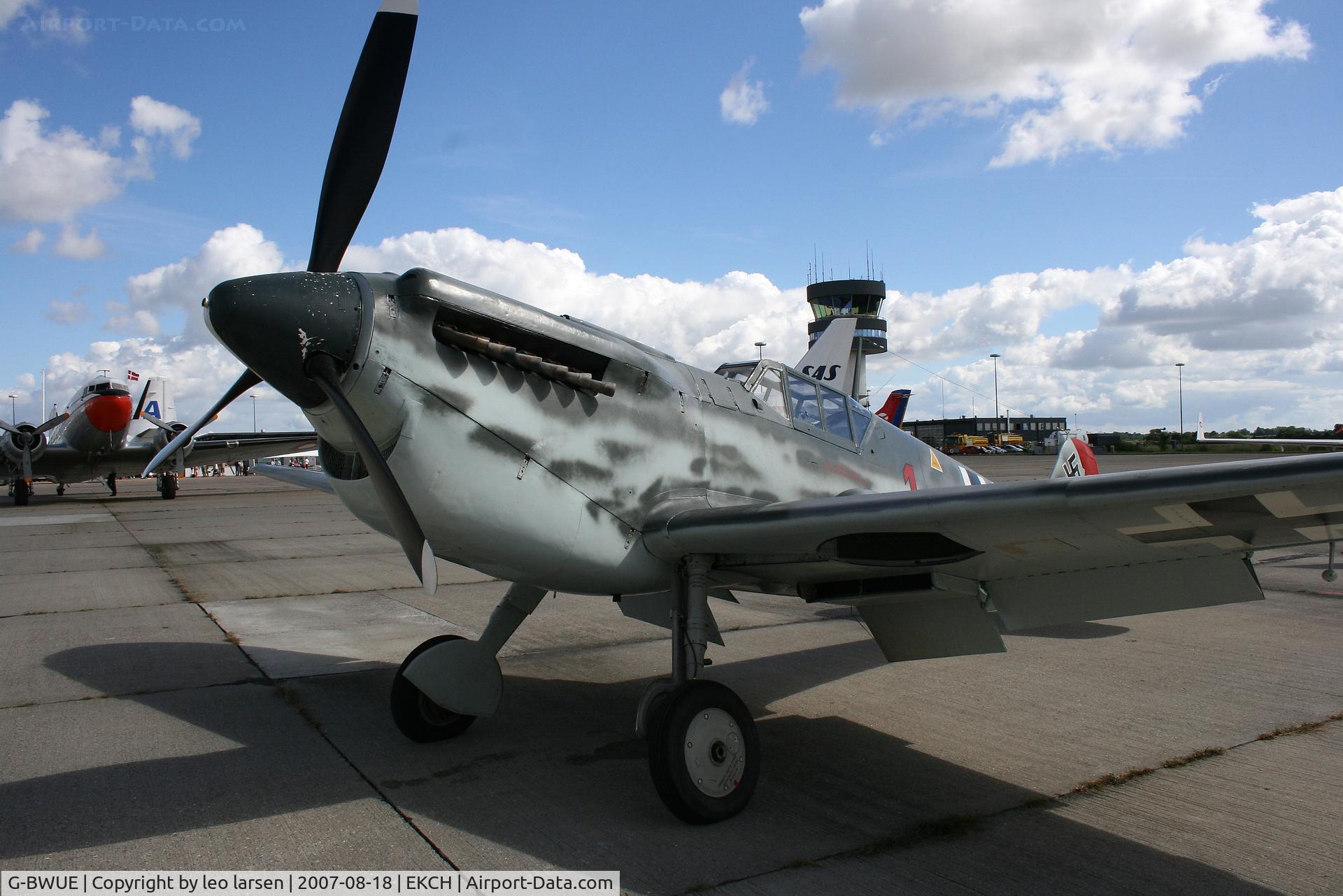 G-BWUE, 1949 Hispano HA-1112-M1L Buchon C/N 172, Roskilde Air Show 18.8.2007
