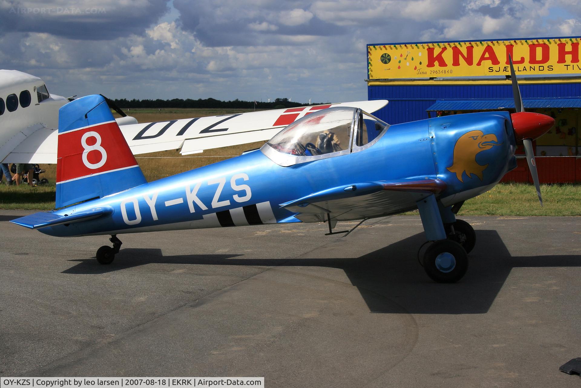 OY-KZS, 1994 SAI KZ VIII Mod Replica C/N 8703, Roskilde Air Show 18.8.2007