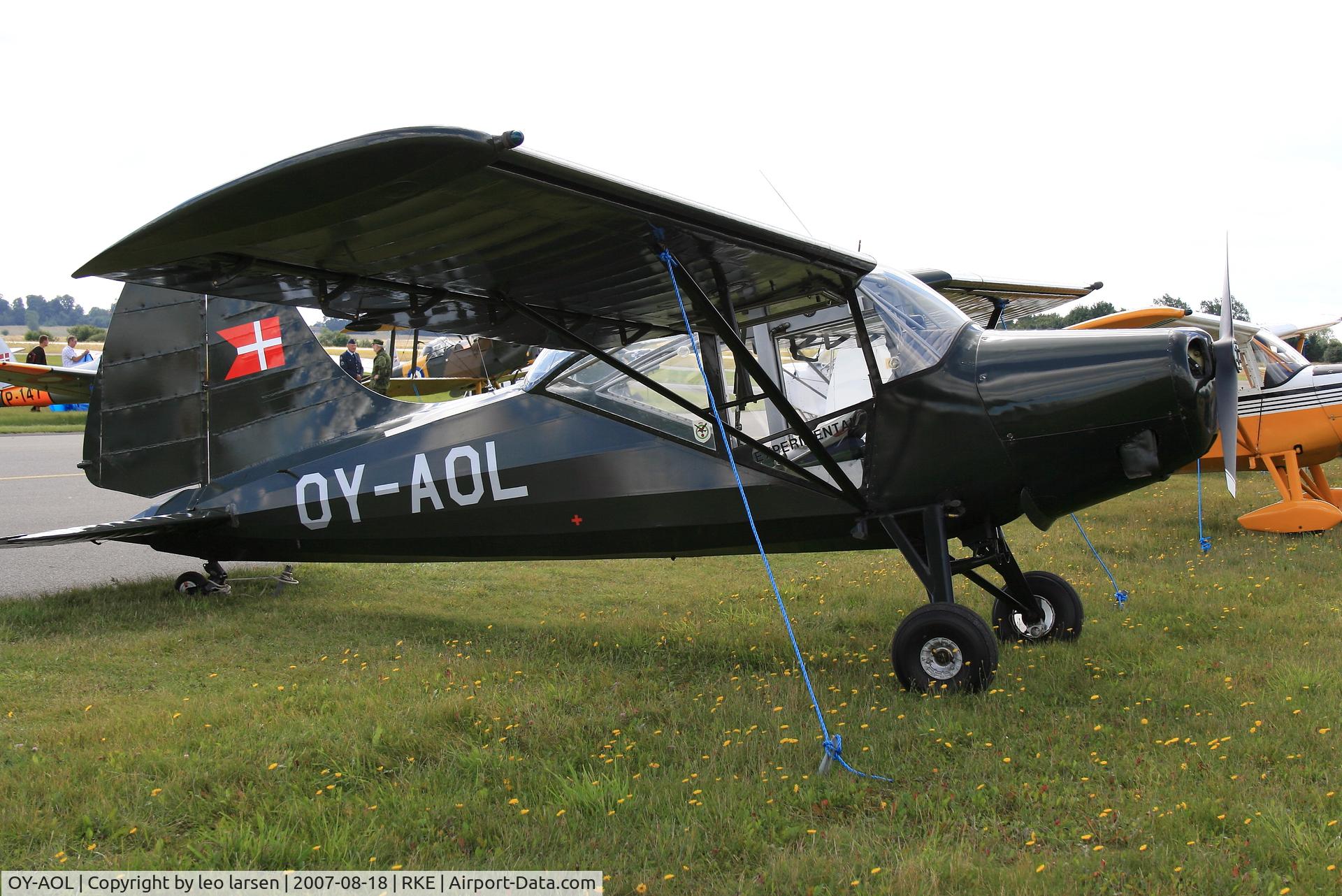 OY-AOL, 1951 SAI KZ X Mk 2 C/N 205, Roskilde Air Show 18.8.2007