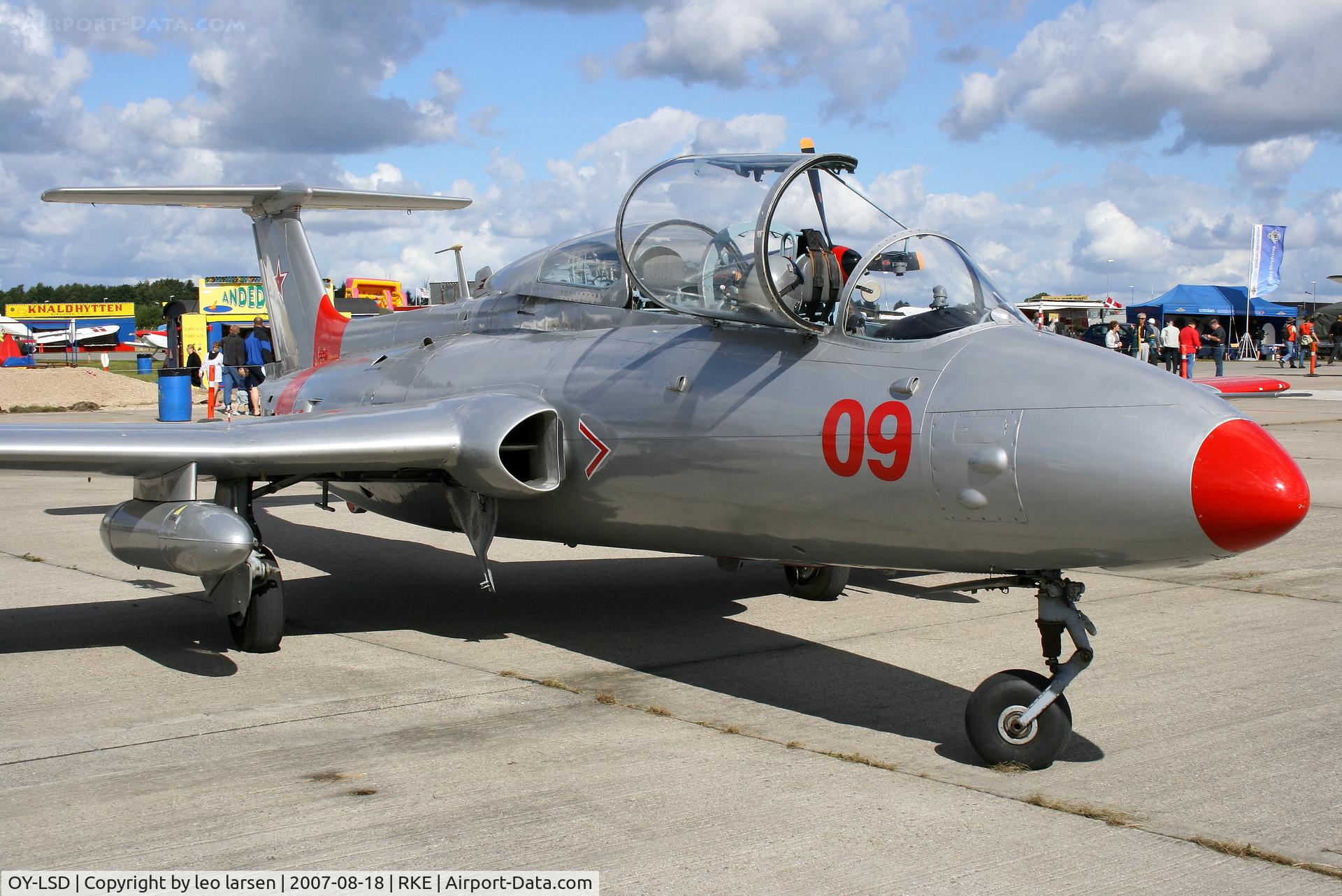 OY-LSD, 1973 Aero L-29 C/N 394952, Roskilde Air Show 18.8.2007