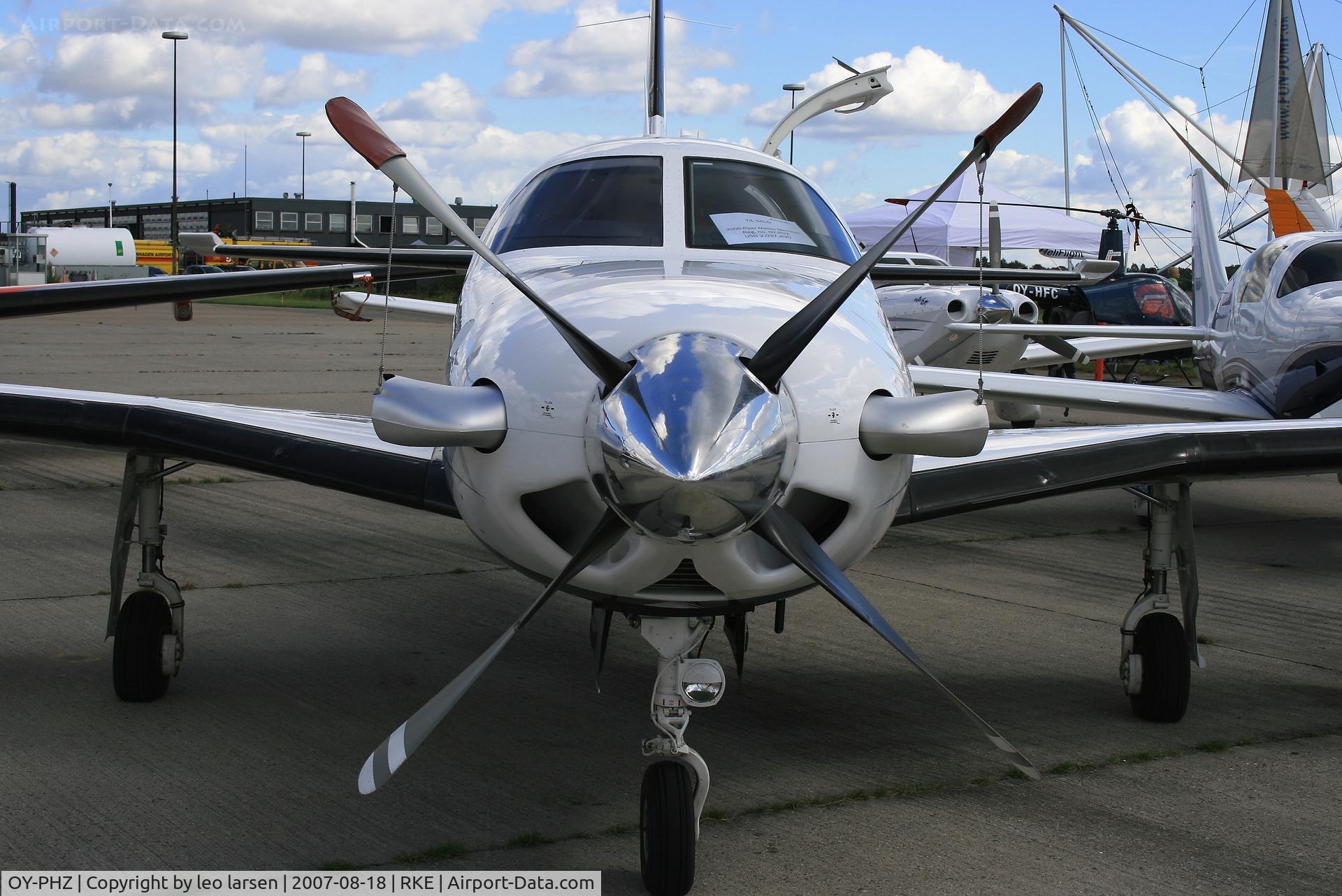 OY-PHZ, 2006 Piper PA-46-500TP Malibu Meridian C/N 4697283, Roskilde Air Show 18.8.2007
