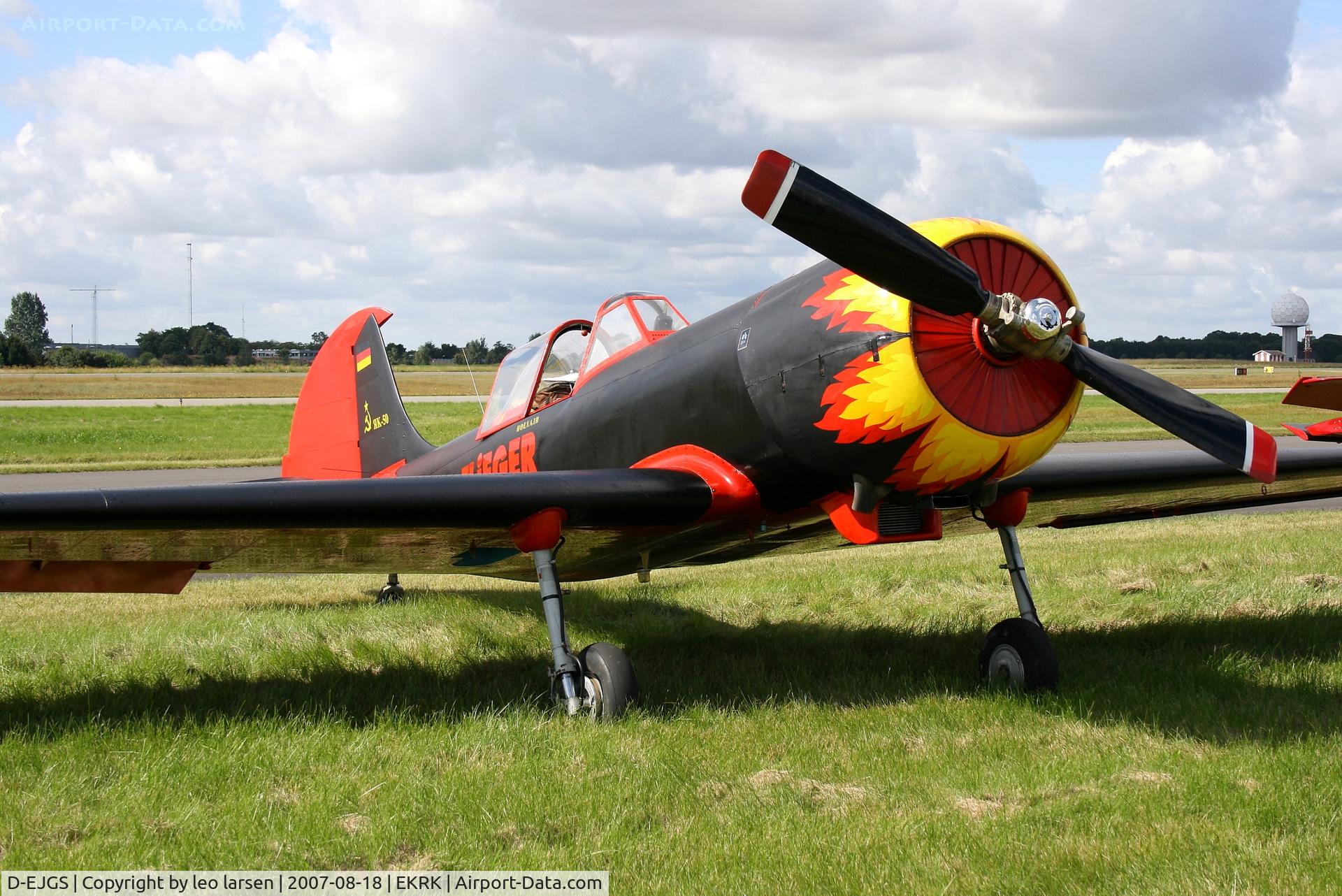 D-EJGS, 1979 Yakovlev Yak-50 C/N 791505, Roskilde Air Show 18.8.2007
