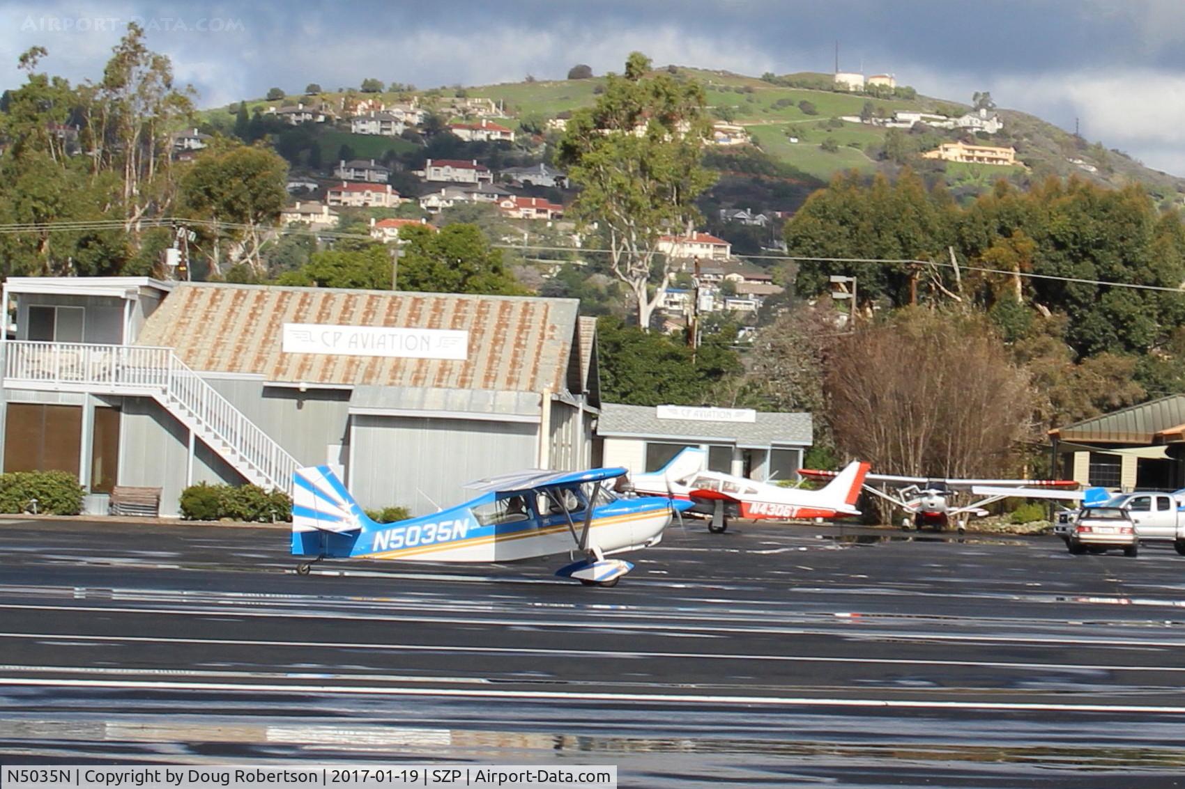 N5035N, 1978 Bellanca 8KCAB Decathlon C/N 470-79, 1978 Bellanca 8KCAB DECATHLON, Lycoming AEIO-320 150 Hp, taxi to Rwy 22