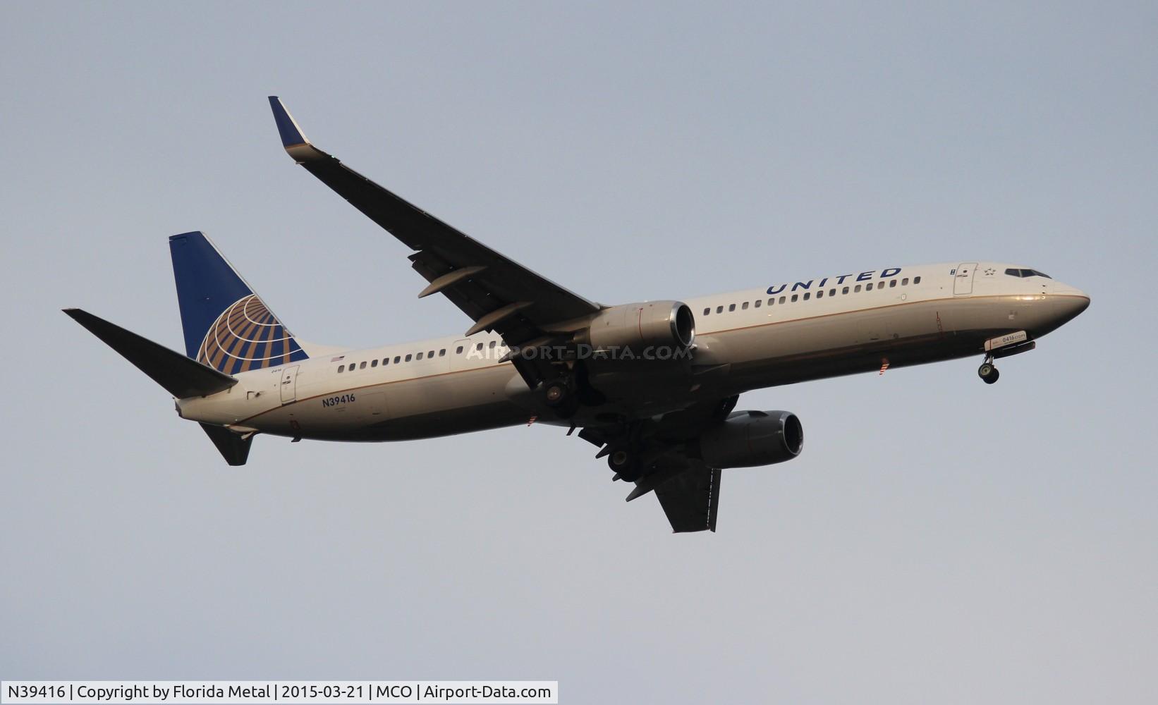 N39416, 2008 Boeing 737-924/ER C/N 37093, United