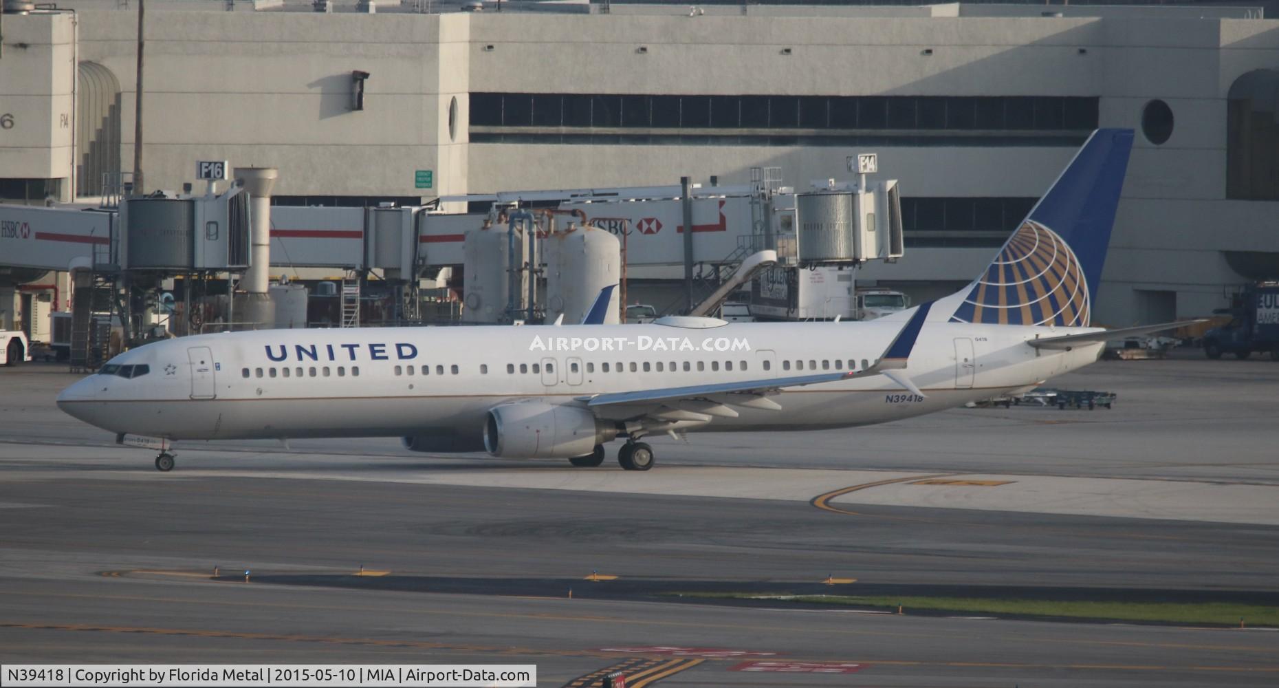 N39418, 2008 Boeing 737-924/ER C/N 33456, United