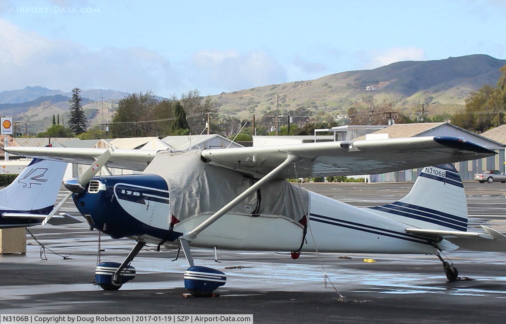 N3106B, 1952 Cessna 170B C/N 25348, 1952 Cessna 170B, Continental C145 145 Hp