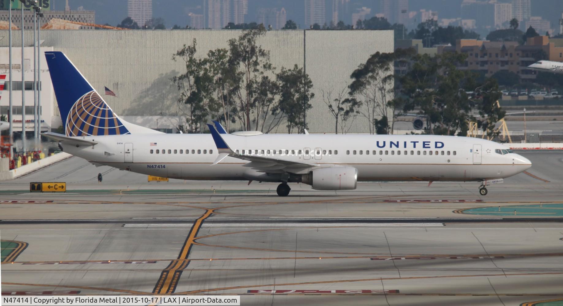 N47414, 2008 Boeing 737-924/ER C/N 32827, United