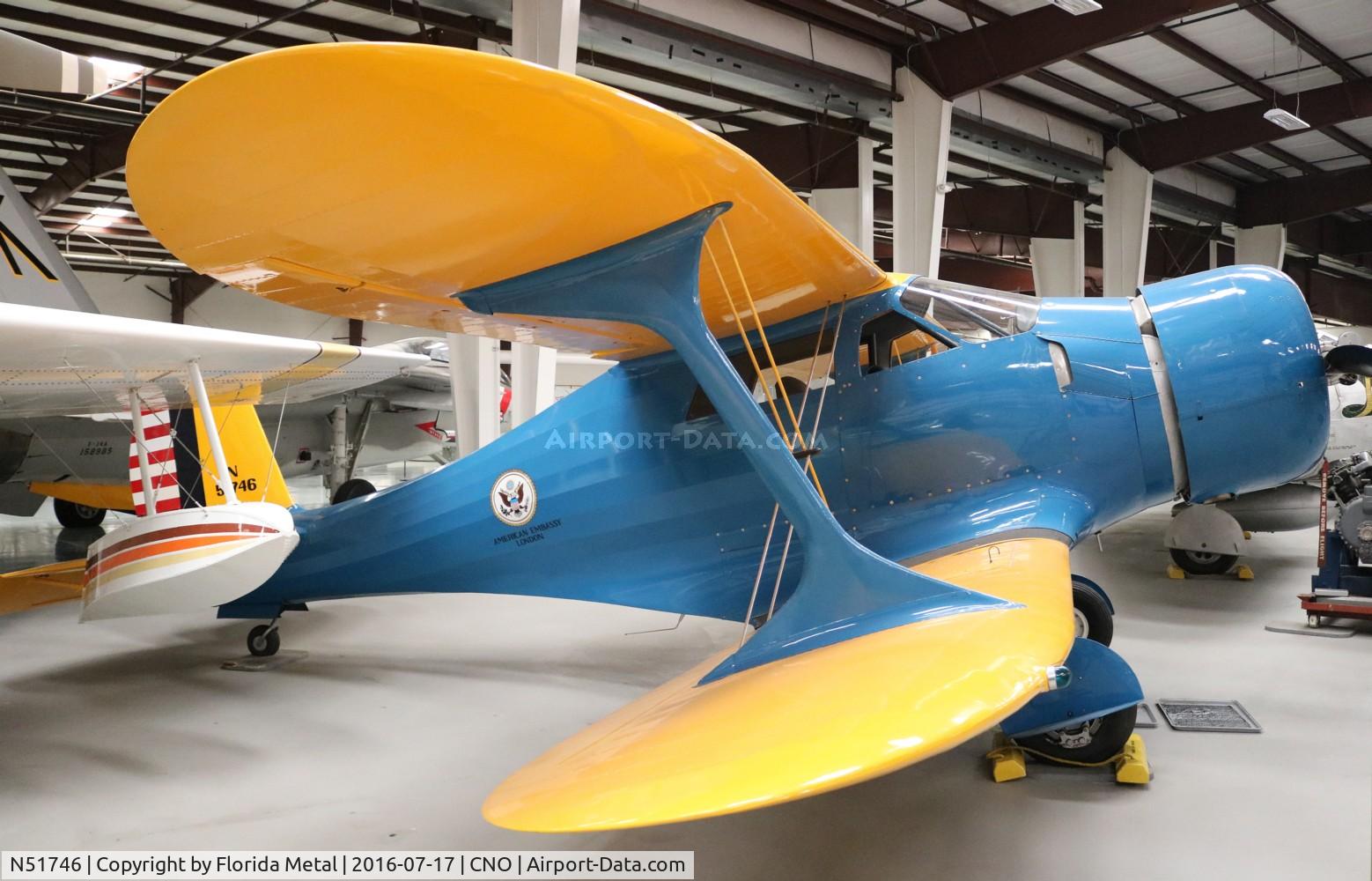 N51746, 1943 Beech D17S Staggerwing C/N 4890, UC-43