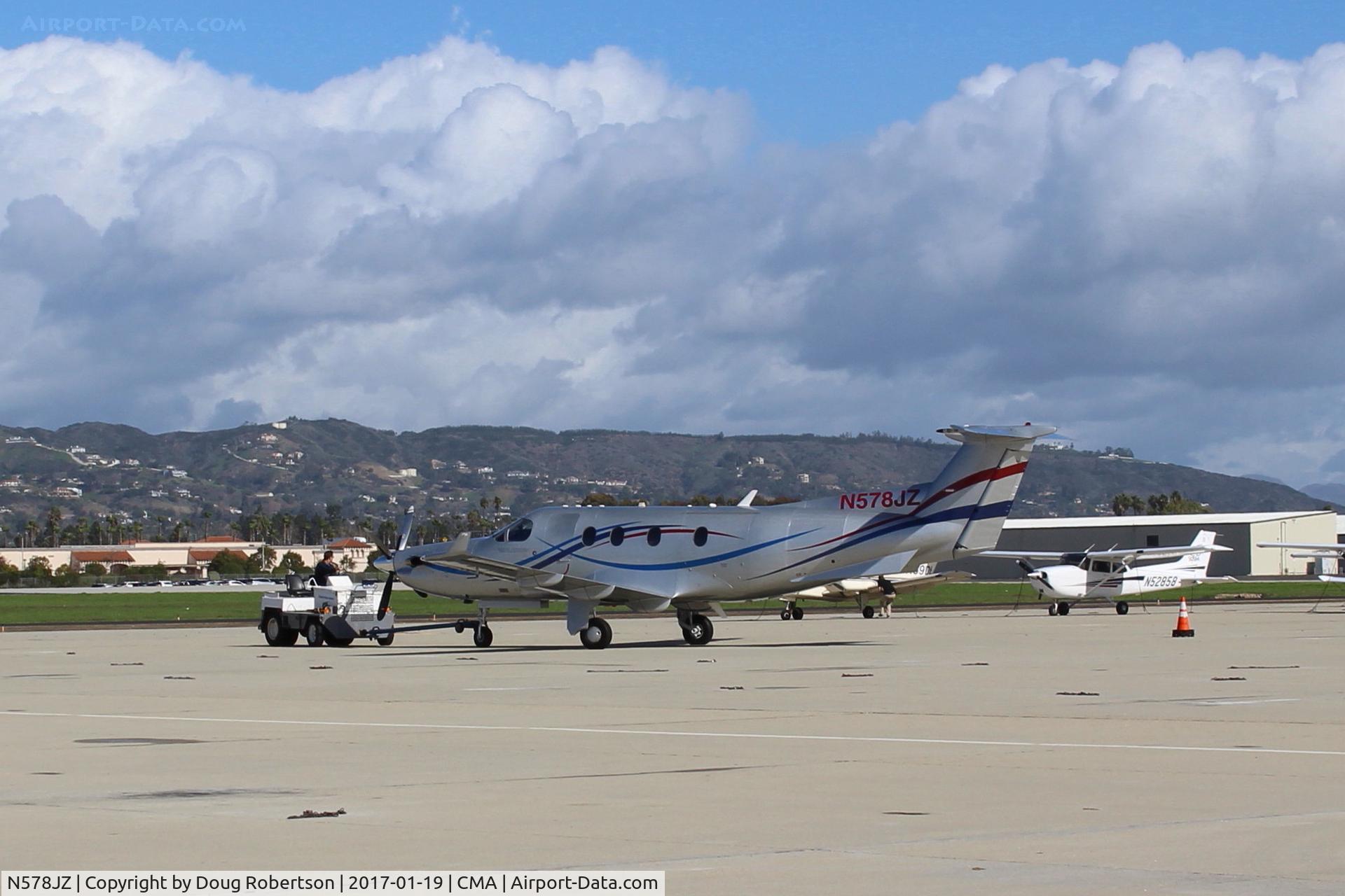 N578JZ, 2004 Pilatus PC-12/45 C/N 578, 2004 Pilatus PC-12/45, Pratt & Whitney PT6A series, in tow