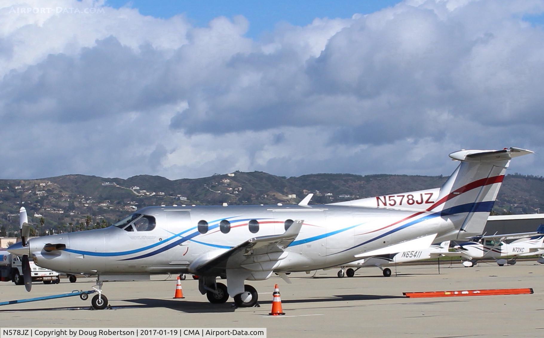 N578JZ, 2004 Pilatus PC-12/45 C/N 578, 2004 Pilatus PC-12/45, Pratt & Whitney PT6A series, will be towed from ramp