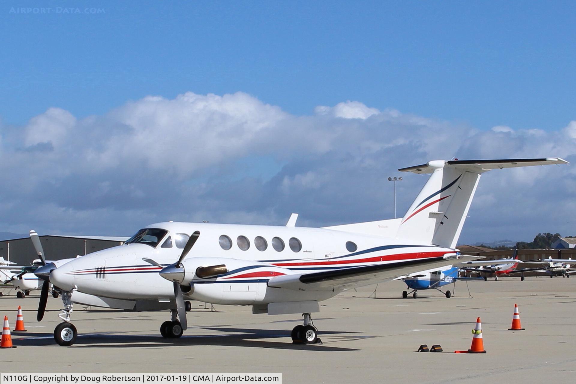 N110G, 1980 Beech 200 Super King Air C/N BB-792, 1980 Beech 200 SUPER KING AIR, two P&W UACL PT6A-41 Turboprops, 850 SHp each, 333 mph max speed