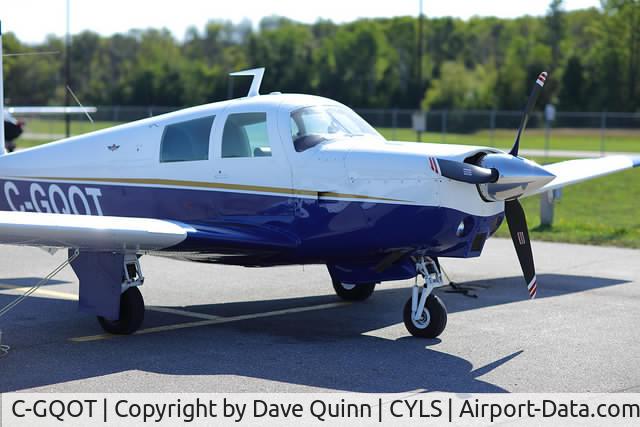 C-GQOT, 1977 Mooney M20C Ranger C/N 20 1227, Mooney m20c c-gqot first day at new home.