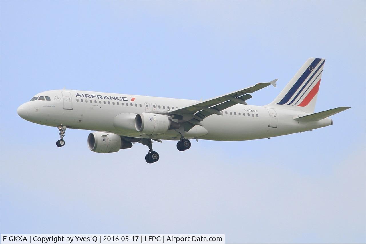 F-GKXA, 1991 Airbus A320-211 C/N 287, Airbus A320-211, Short approach rwy 27R, Roissy Charles De Gaulle Airport (LFPG-CDG)