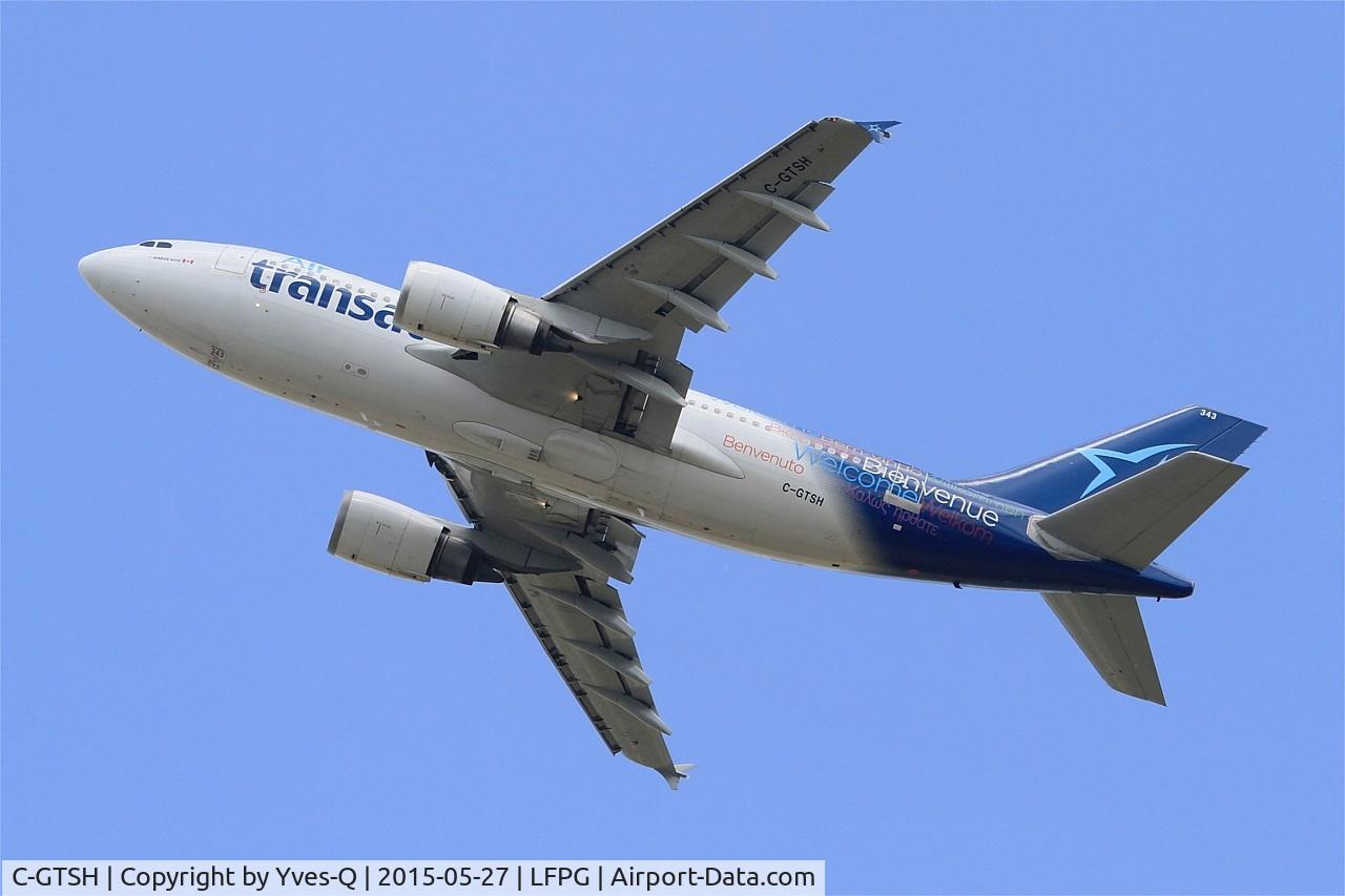 C-GTSH, 1991 Airbus A310-308 C/N 599, Airbus A310-308, Take off Rwy 27L, Roissy Charles De Gaulle Airport (LFPG-CDG)