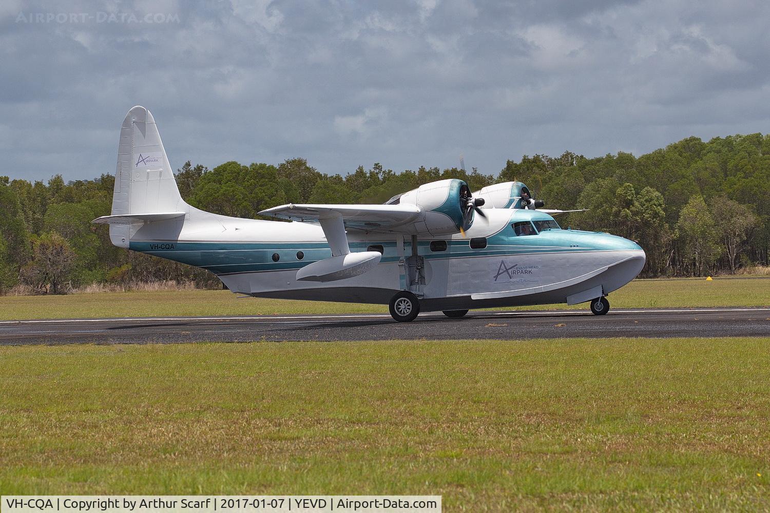 VH-CQA, 1948 Grumman G-73 Mallard C/N J-35, The Great Eastern Fly In – Evans Head Memorial aerodrome NSW 7th January 2017
