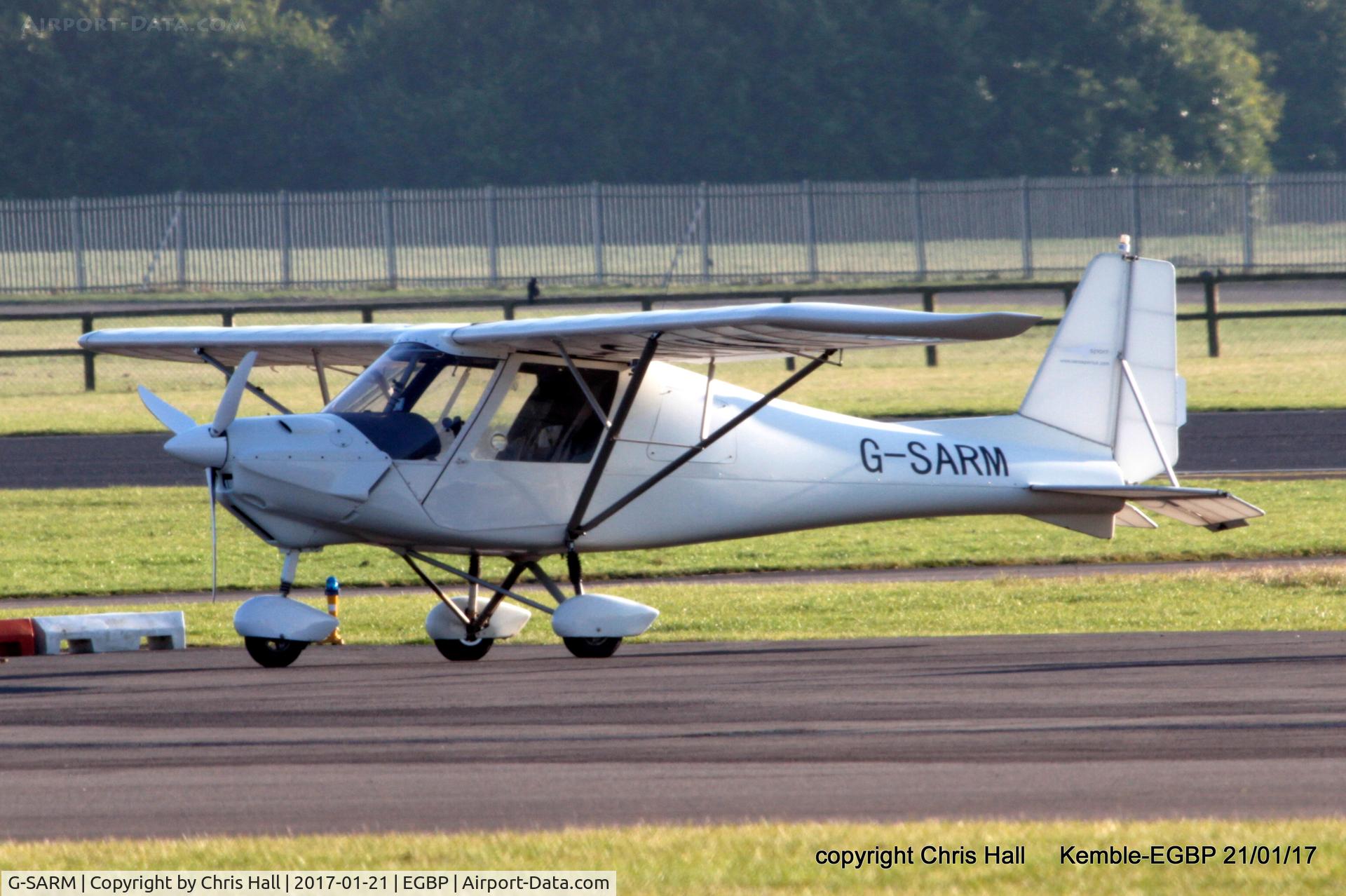 G-SARM, 2005 Comco Ikarus C42 FB100 C/N 0504-6674, at Kemble