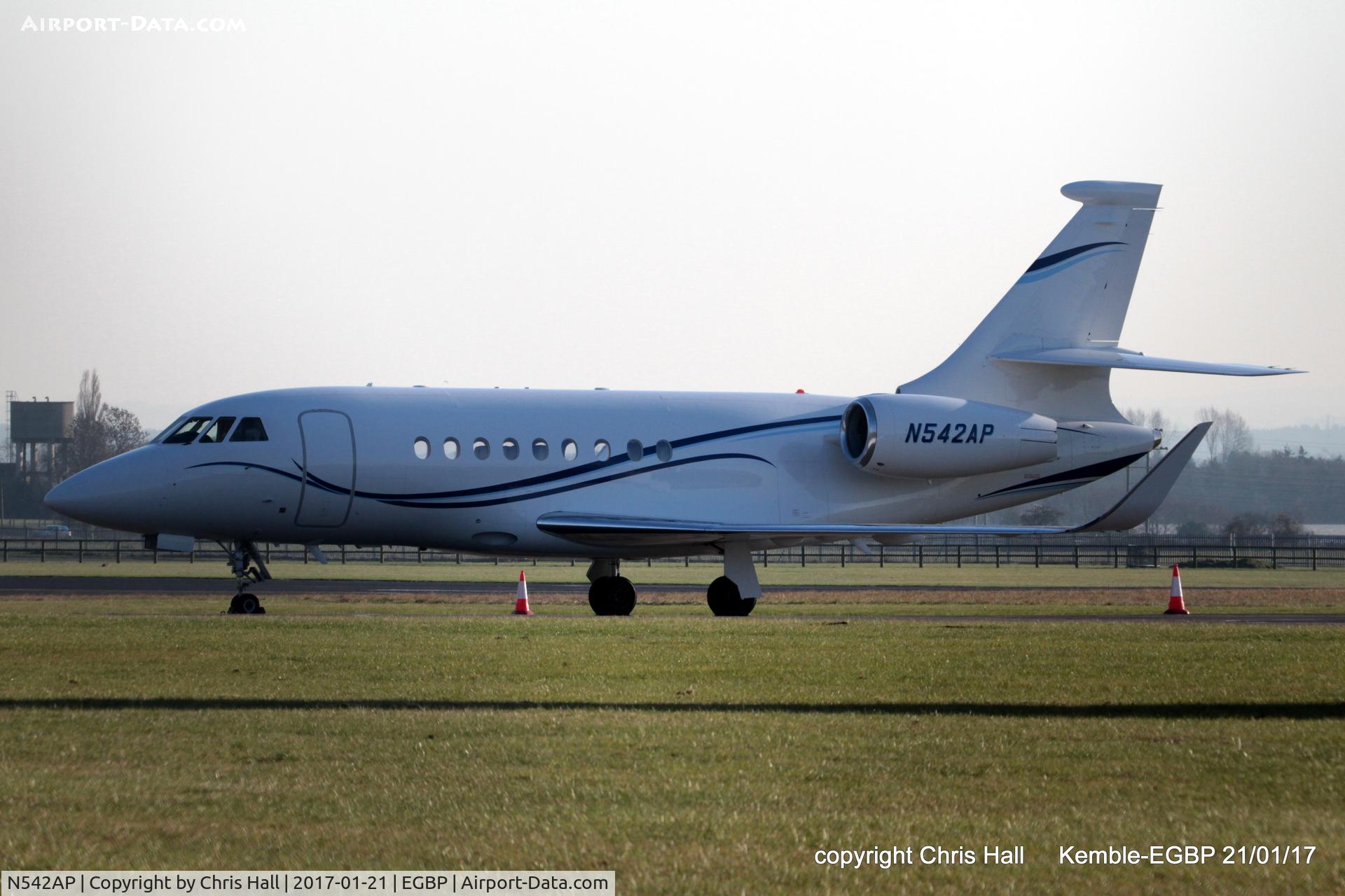 N542AP, 2006 Dassault Falcon 2000LX C/N 89, at Kemble