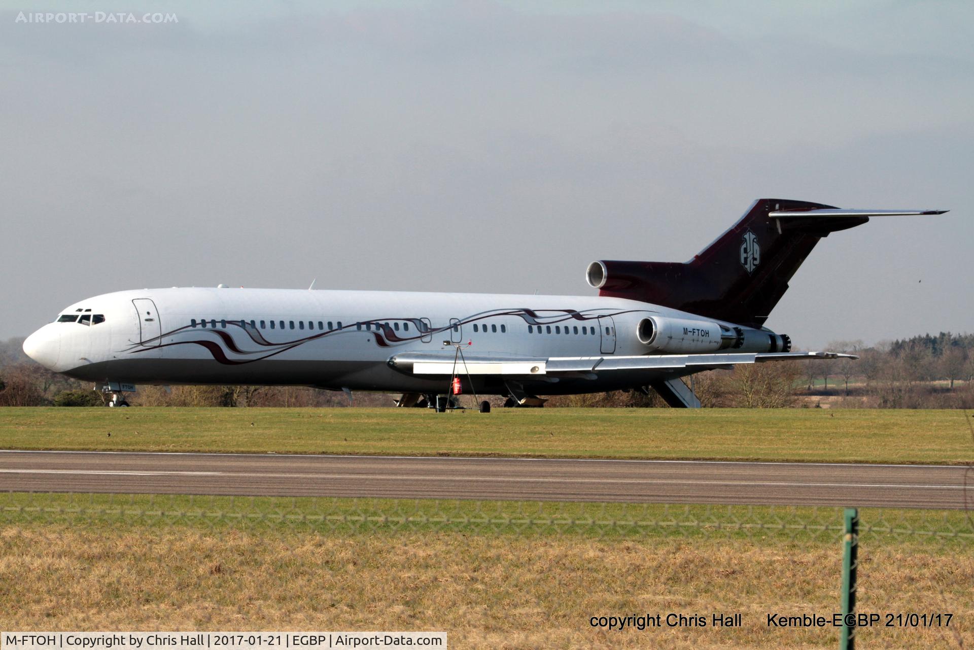 M-FTOH, 1980 Boeing 727-269 C/N 22359, in storage at Kemble