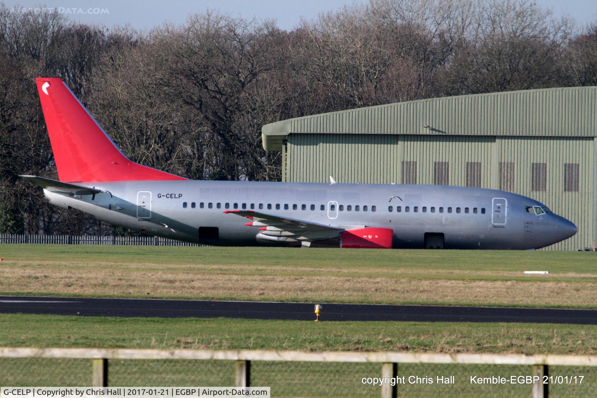 G-CELP, 1986 Boeing 737-330(QC) C/N 23522, being parted out by ASI at Kemble