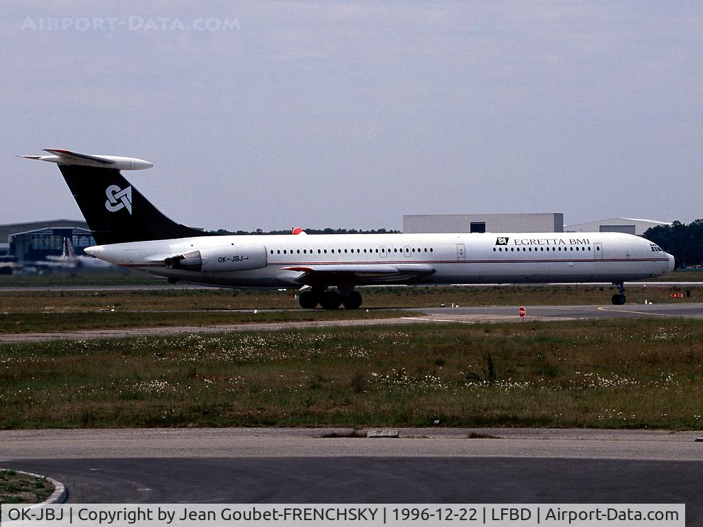 OK-JBJ, 1979 Ilyushin Il-62M C/N 4933456, EGRETTA departure runway 23 (charter football ?) (wfu Mar 2002. Presumed b/u)