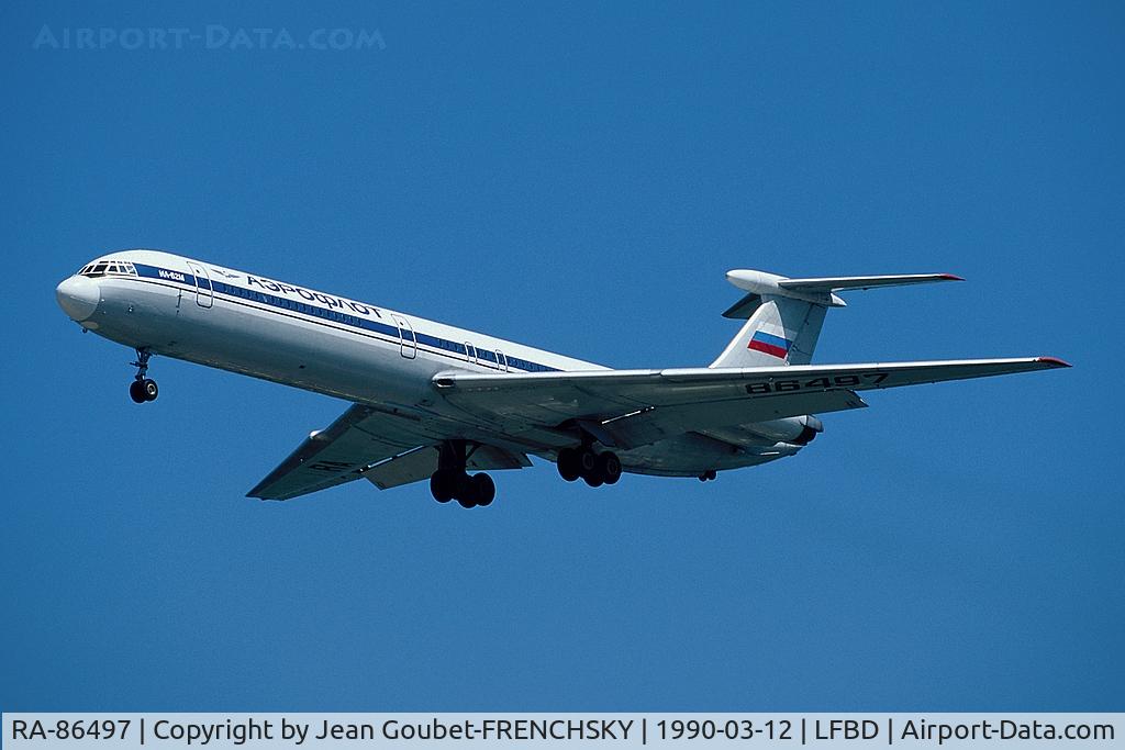 RA-86497, 1978 Ilyushin IL-62M C/N 1931253, Aeroflot landing runway 23