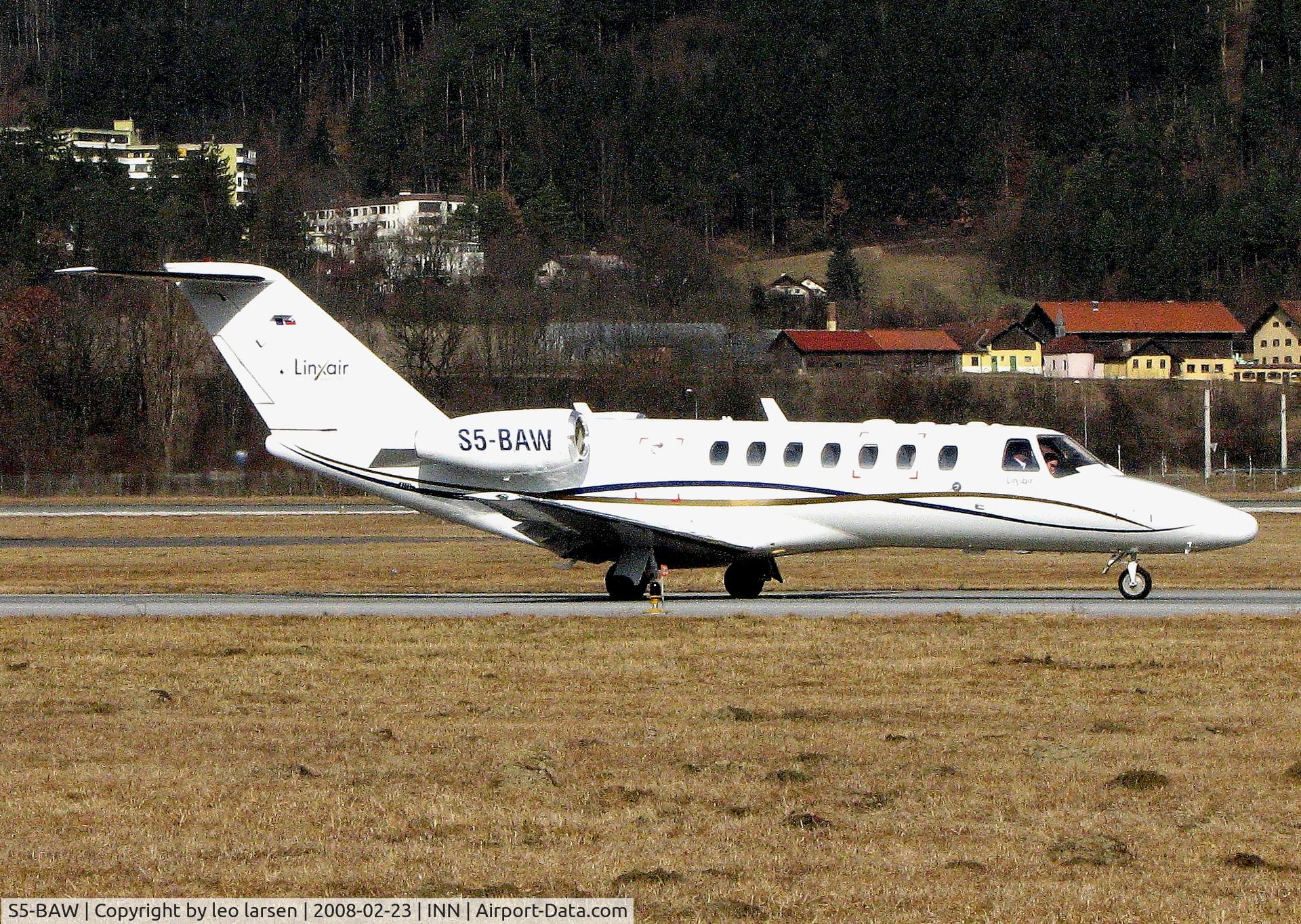 S5-BAW, 2005 Cessna 525B CitationJet CJ3 C/N 525B-0016, Innsbruck 23.2.2008