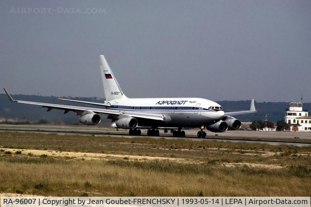 RA-96007, 1992 Ilyushin Il-96-300 C/N 74393201004, Aeroflot take off ( wfu 30 April 2014 stored Sheremetyevo)