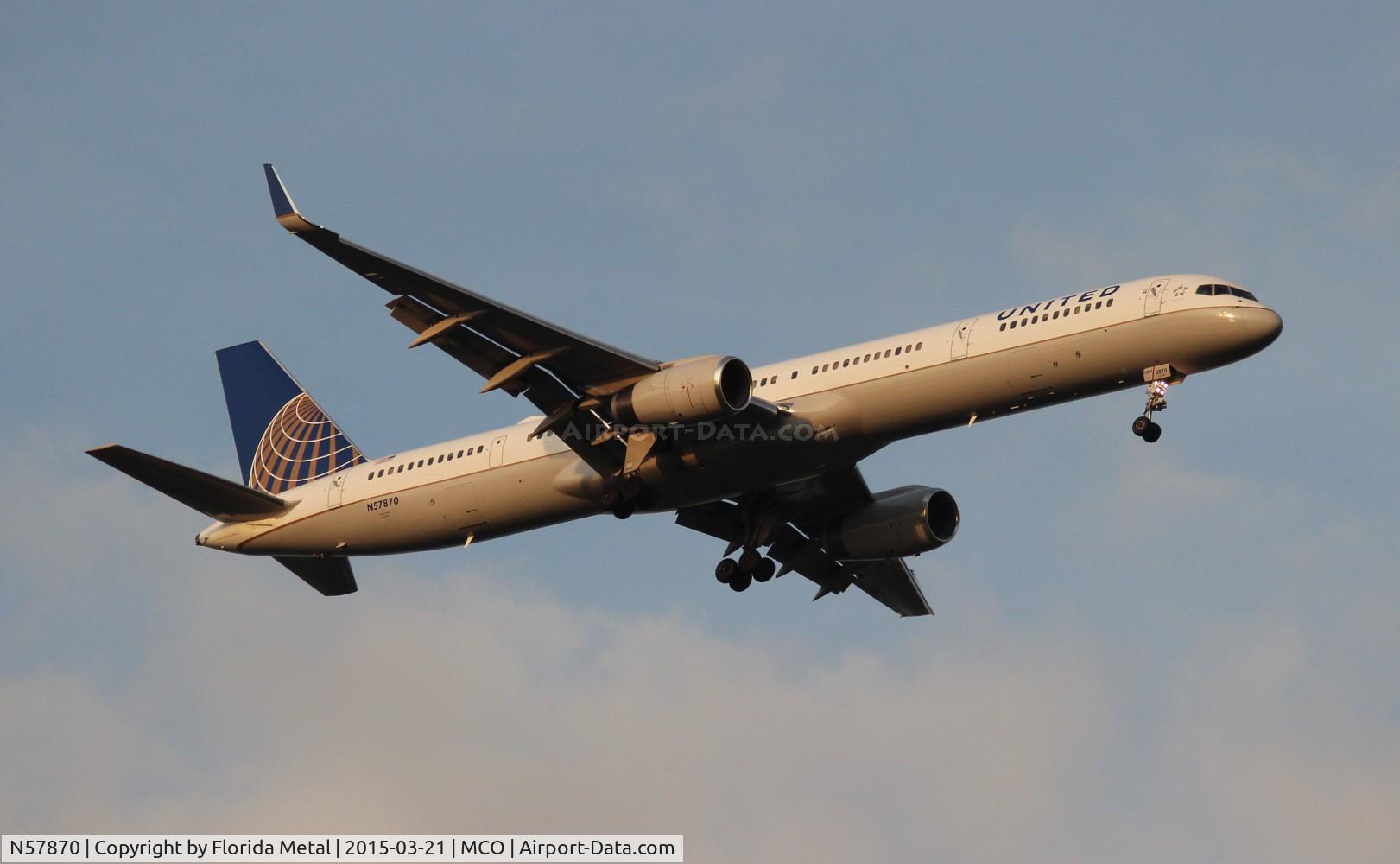 N57870, 2003 Boeing 757-33N C/N 33525, United