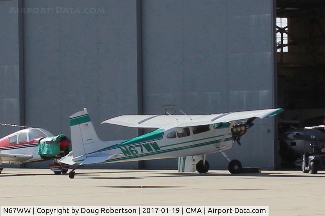 N67WW, 1966 Cessna 180H Skywagon C/N 18051812, 1966 Cessna 180H, Continental O-470-L or R, 230 Hp, 6 seats, would not be called a SKYWAGON until 1969 model introduction. Colorado visitor.
