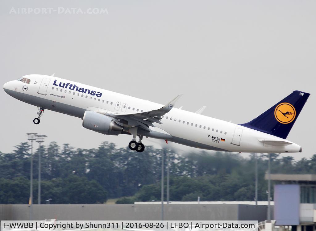 F-WWBB, 2016 Airbus A320-214 C/N 7251, C/n 7251 - To be D-AIUW