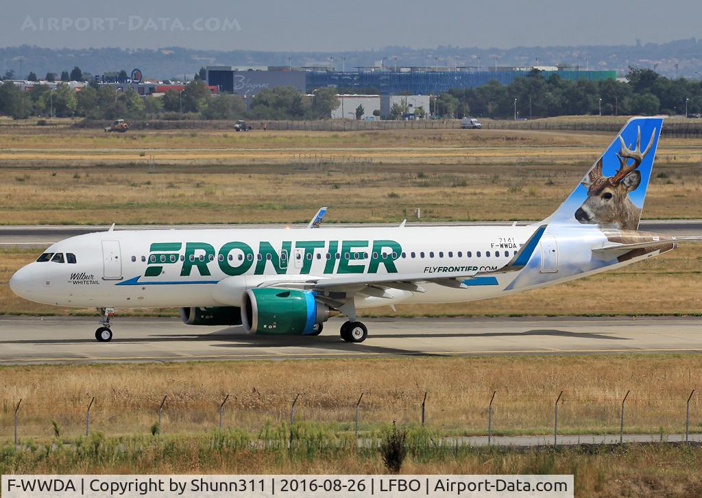 F-WWDA, 2016 Airbus A320-251N C/N 7141, C/n 7141 - To be N301FR and named as 'Willbur the Whitetail'