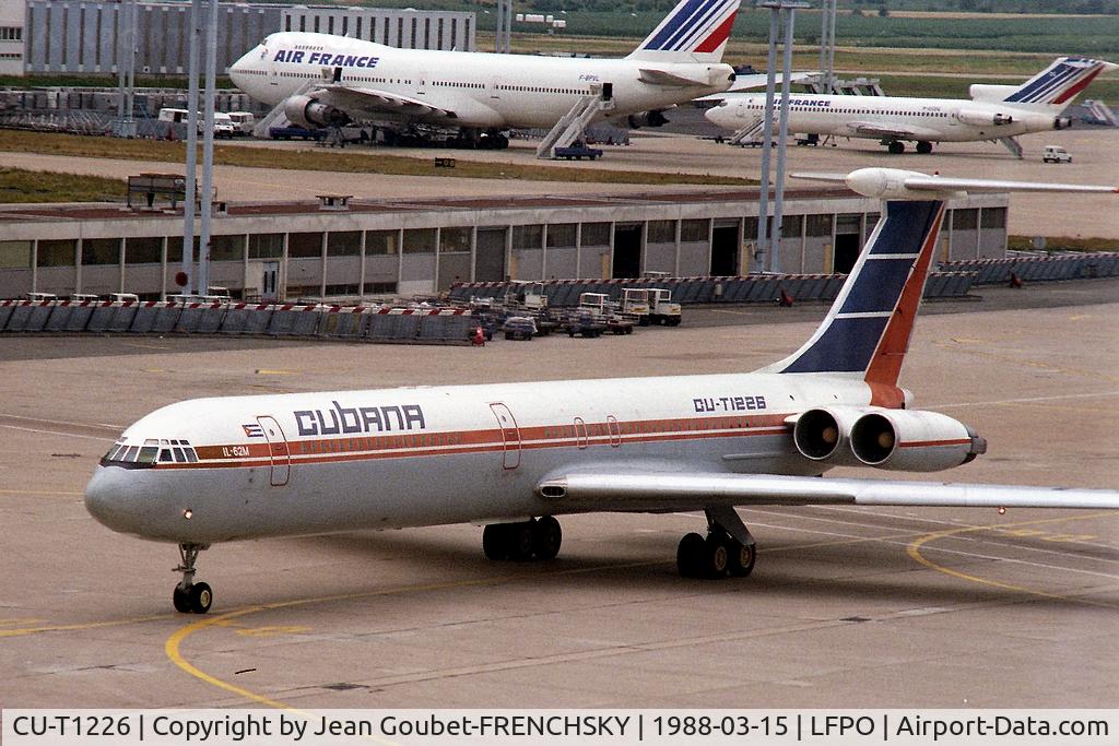 CU-T1226, 1982 Ilyushin Il-62M C/N 3242219, Cubana at Paris Orly south