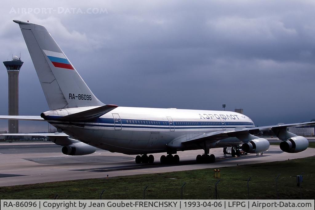 RA-86096, Ilyushin Il-86 C/N 51483207067, Aeroflot departure to Moscow at CDG T1 (withdrawn from use 2017)