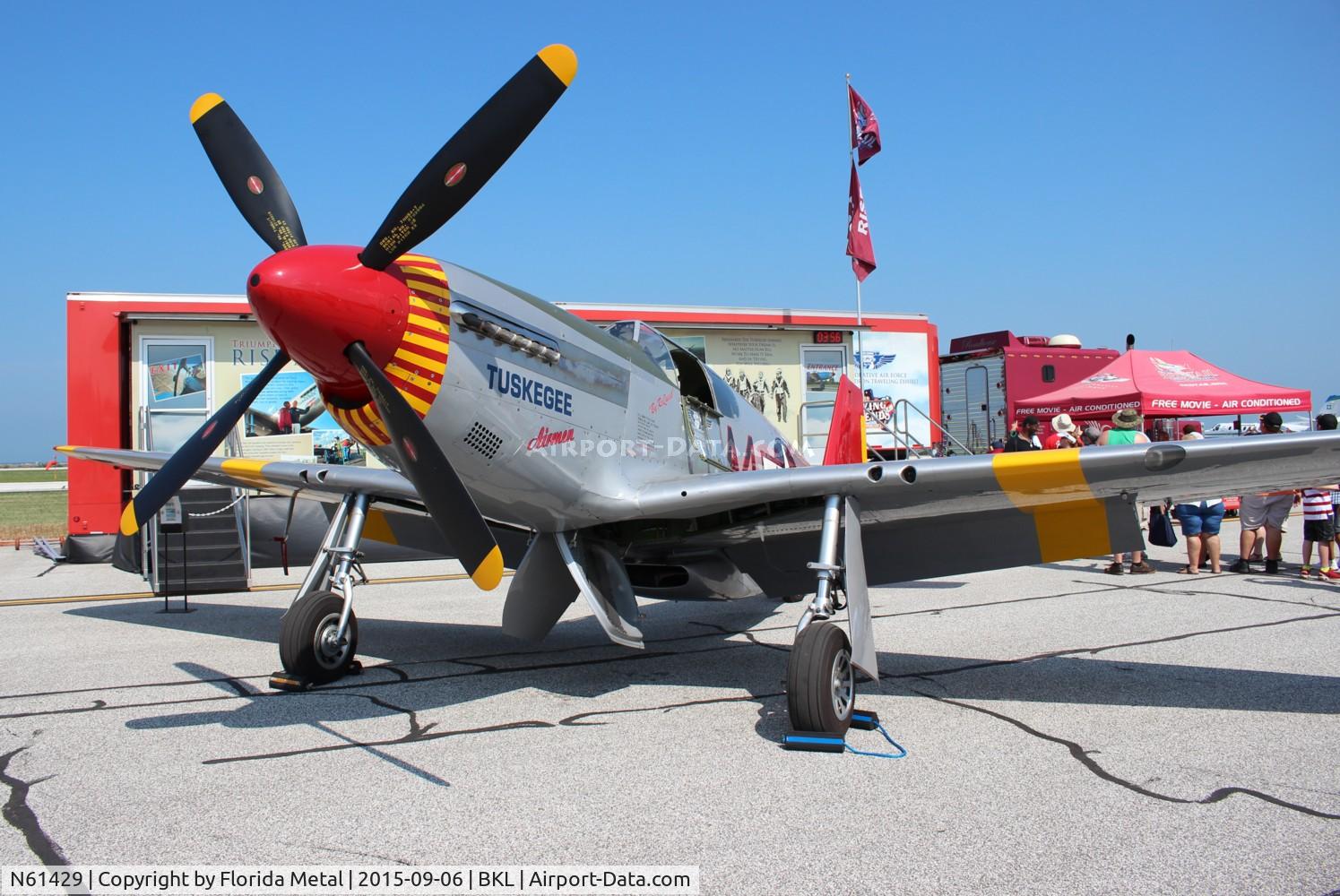 N61429, 1942 North American P-51C Mustang C/N 103-26199, Red Tails
