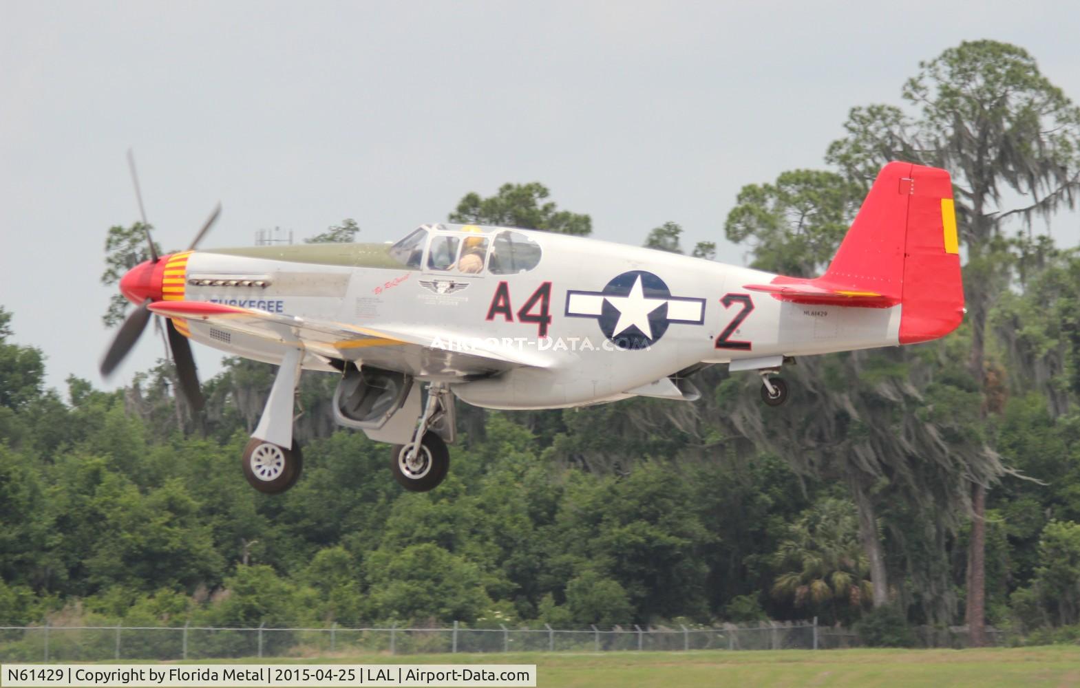 N61429, 1942 North American P-51C Mustang C/N 103-26199, Red Tails