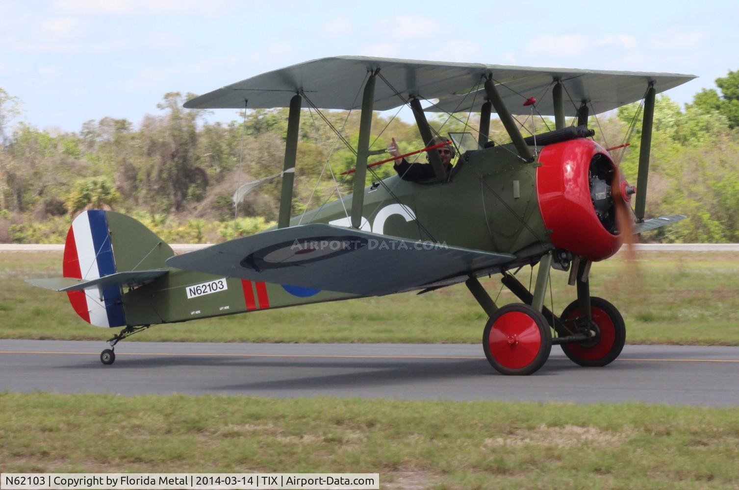 N62103, 1993 Sopwith F.1 Camel Replica C/N 001, Sopwith Camel